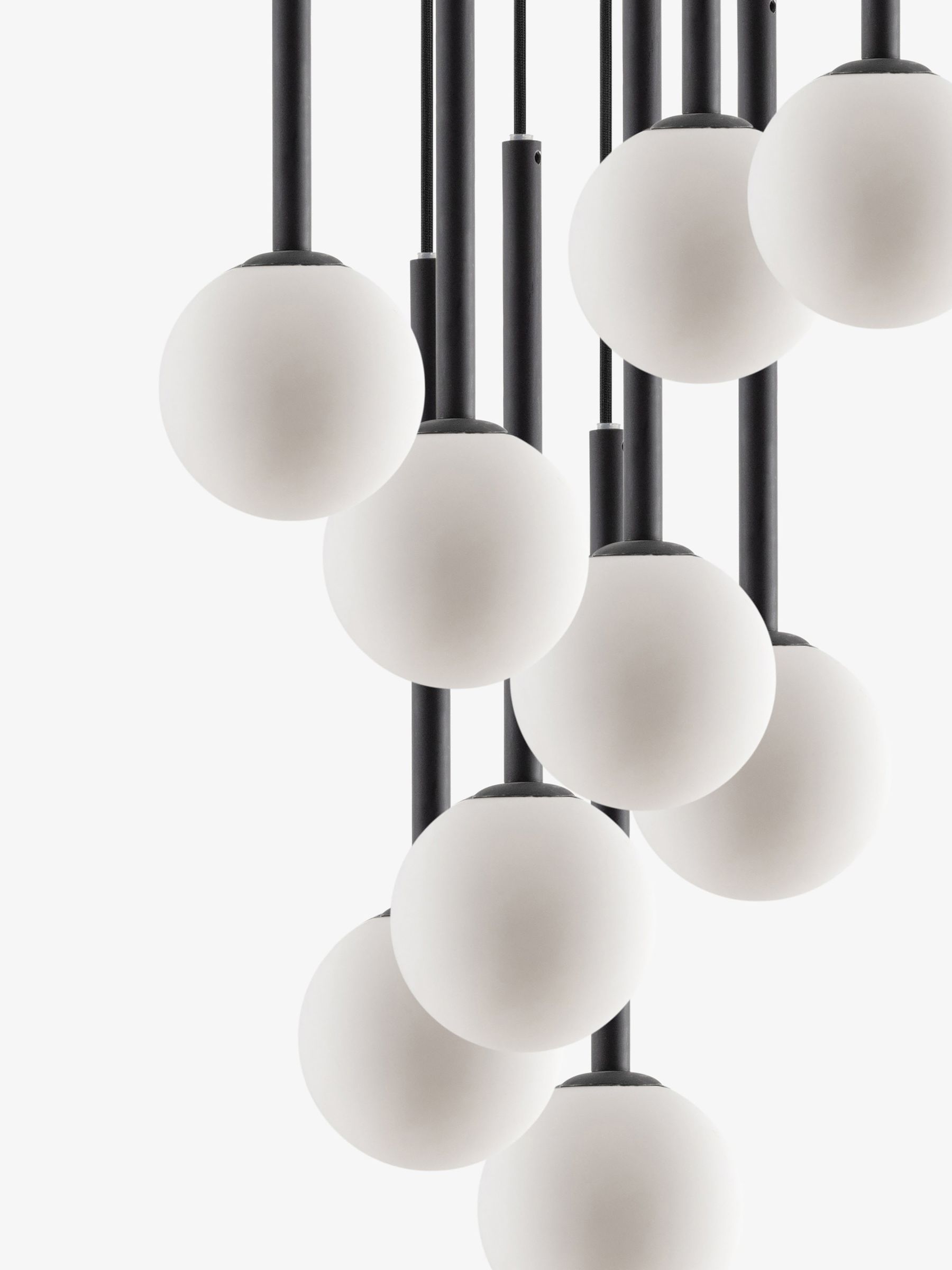 Houseof. Charcoal Grey Opal Ball Cluster Light - Image 3 of 4