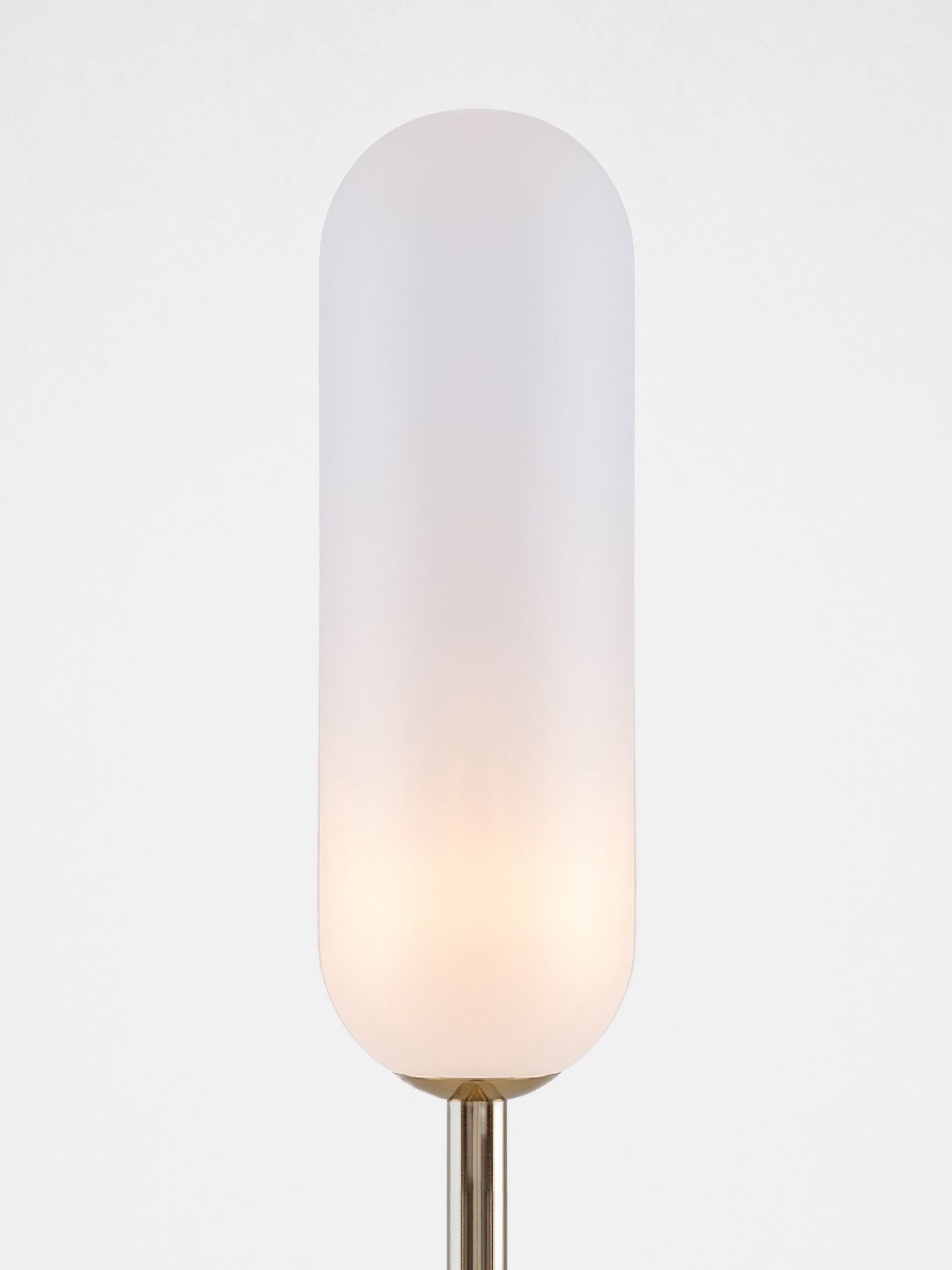 Houseof. Brass Marble Curve Floor Lamp - Image 2 of 4