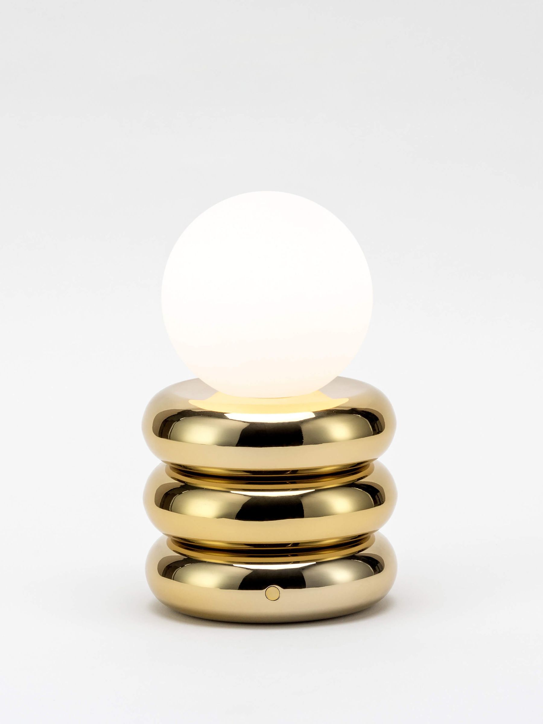 Houseof. Brass Glow Worm Rechargeable Tube Table Lamp - Image 1 of 3