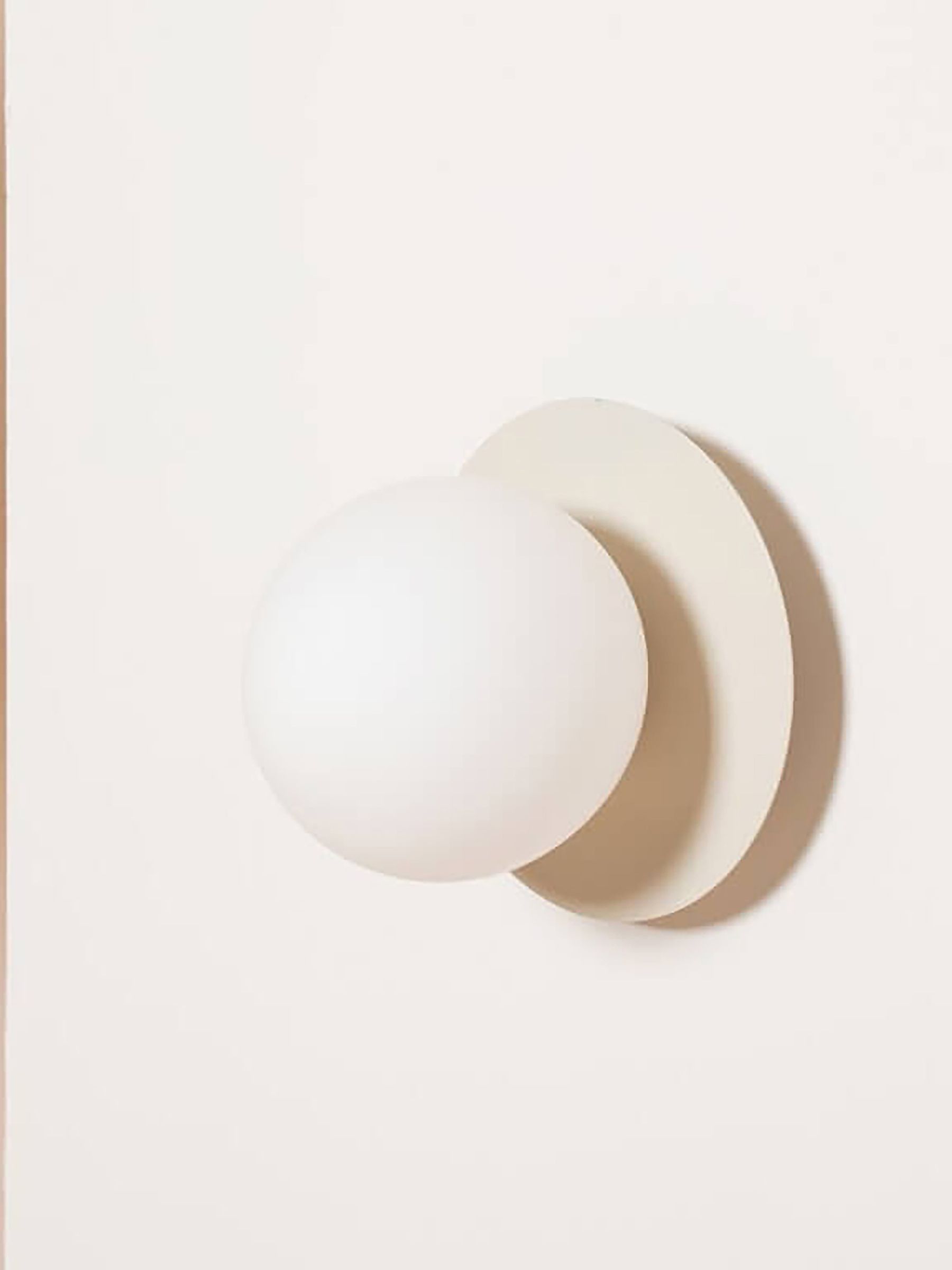 Houseof. Sand Cream Opal Disk Wall Bathroom Light - Image 2 of 4