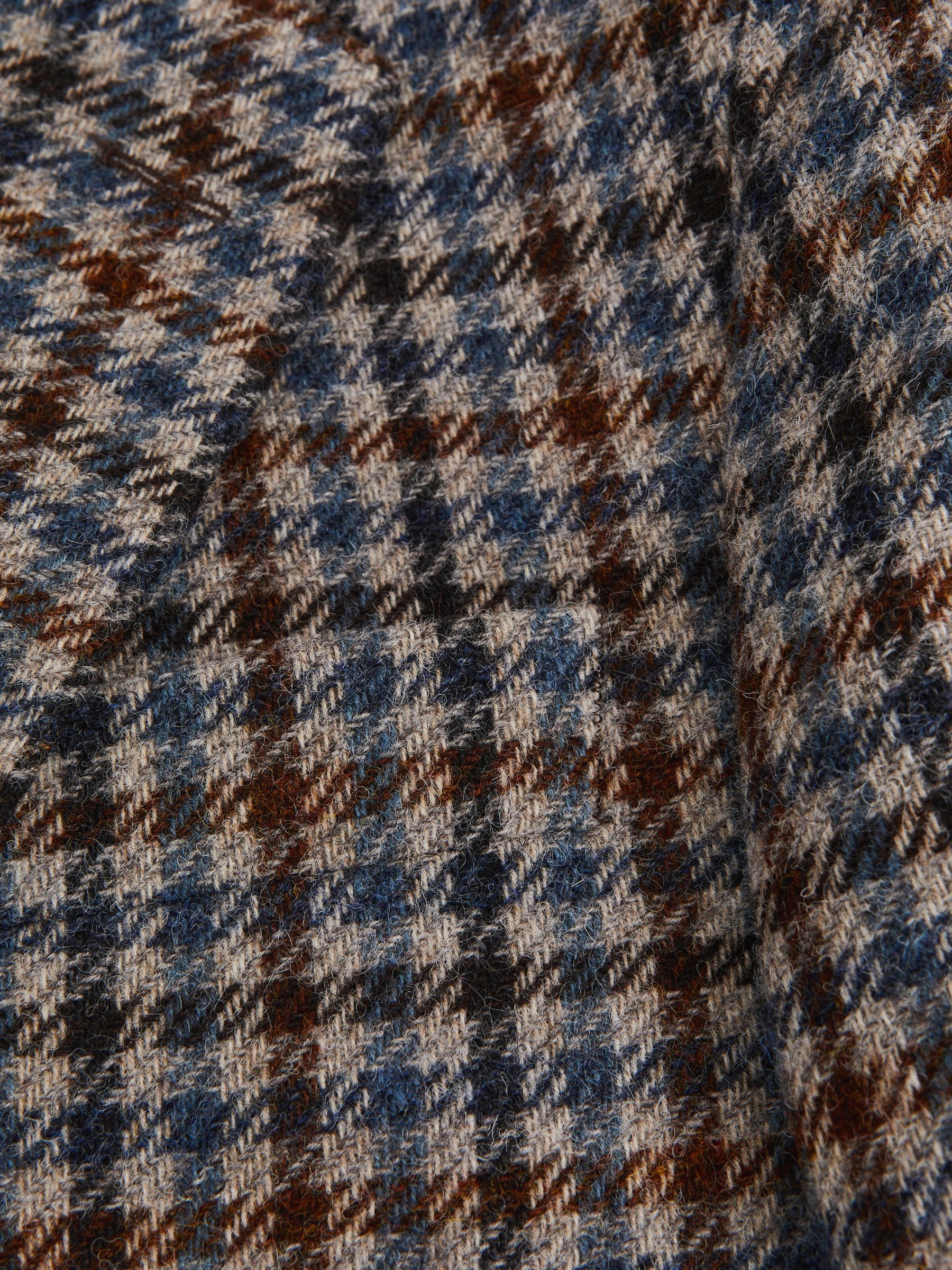 Oscar Jacobson Wool Single Breasted Blazer in Blue Moon - Image 7 of 8