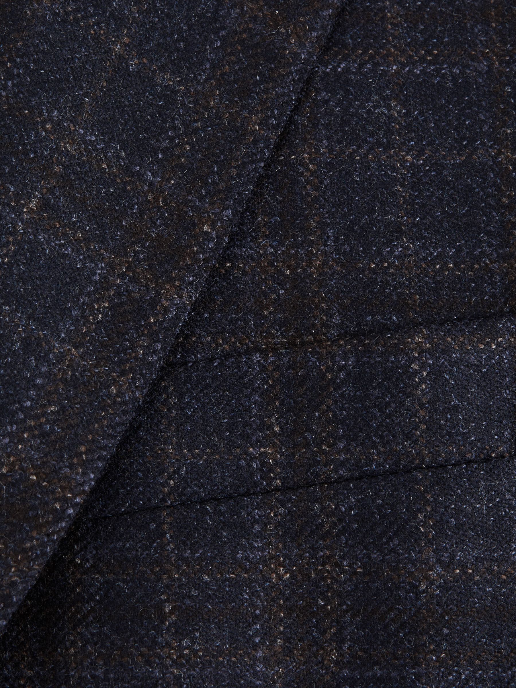 Oscar Jacobson Wool Single Breasted Blazer in Navy - Image 6 of 8