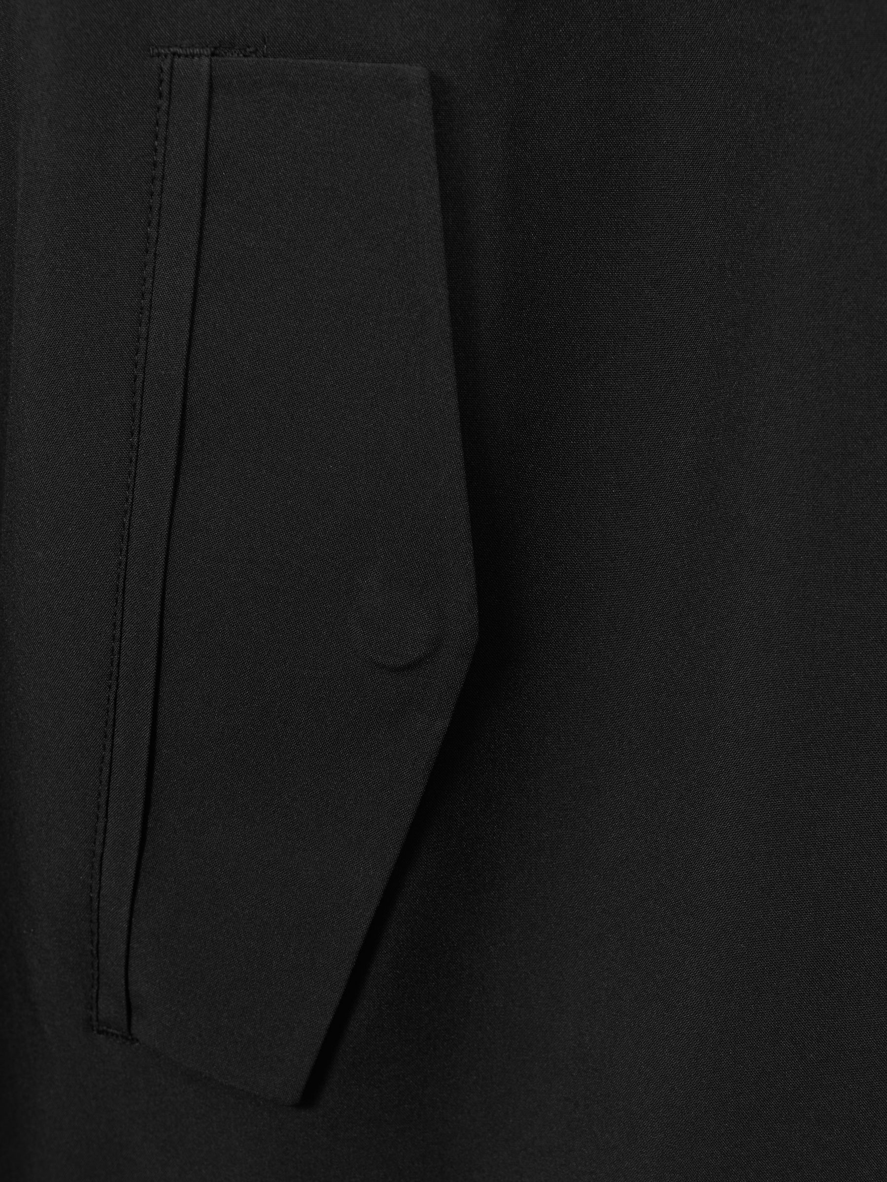 Scandinavian Edition Mid-Length Coat in Onyx Black - Image 6 of 6