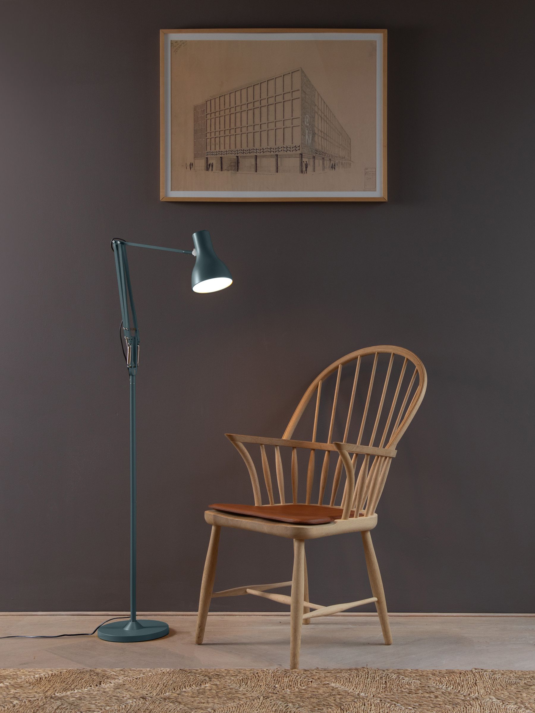 Anglepoise Grey Type 75™ Floor Lamp - Image 1 of 5