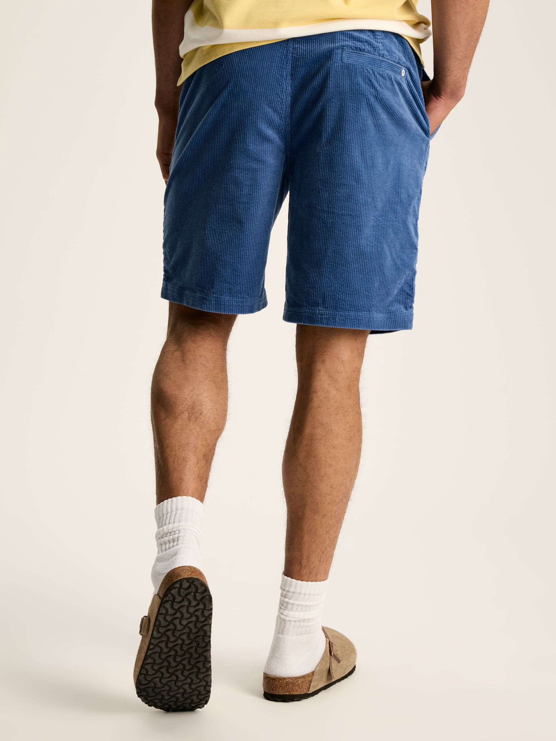Blue Corduroy Elasticated Waist Shorts - Image 2 of 6