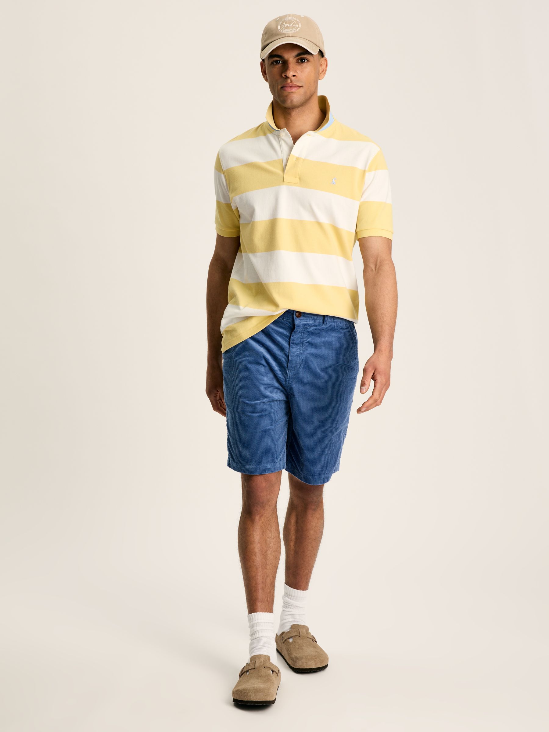 Blue Corduroy Elasticated Waist Shorts - Image 3 of 6