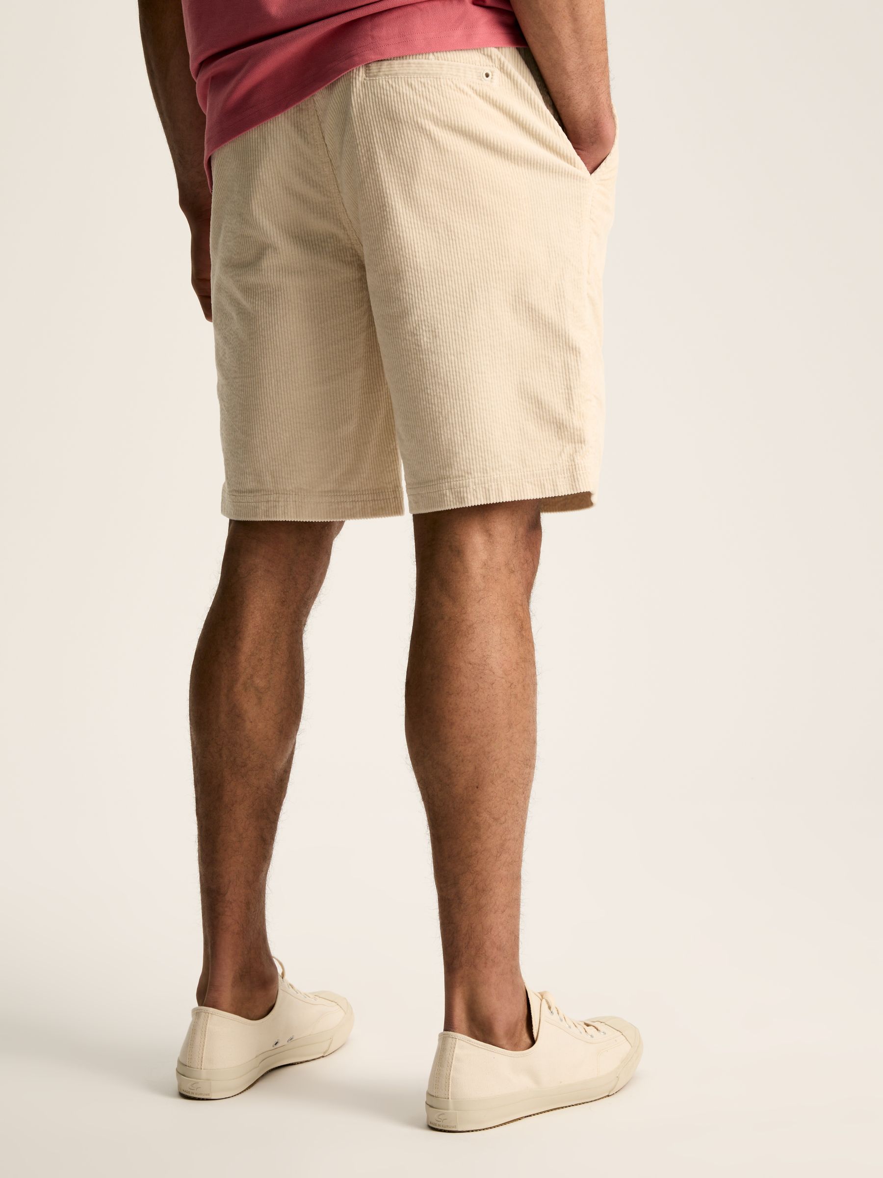 Cream Corduroy Elasticated Waist Shorts - Image 2 of 6