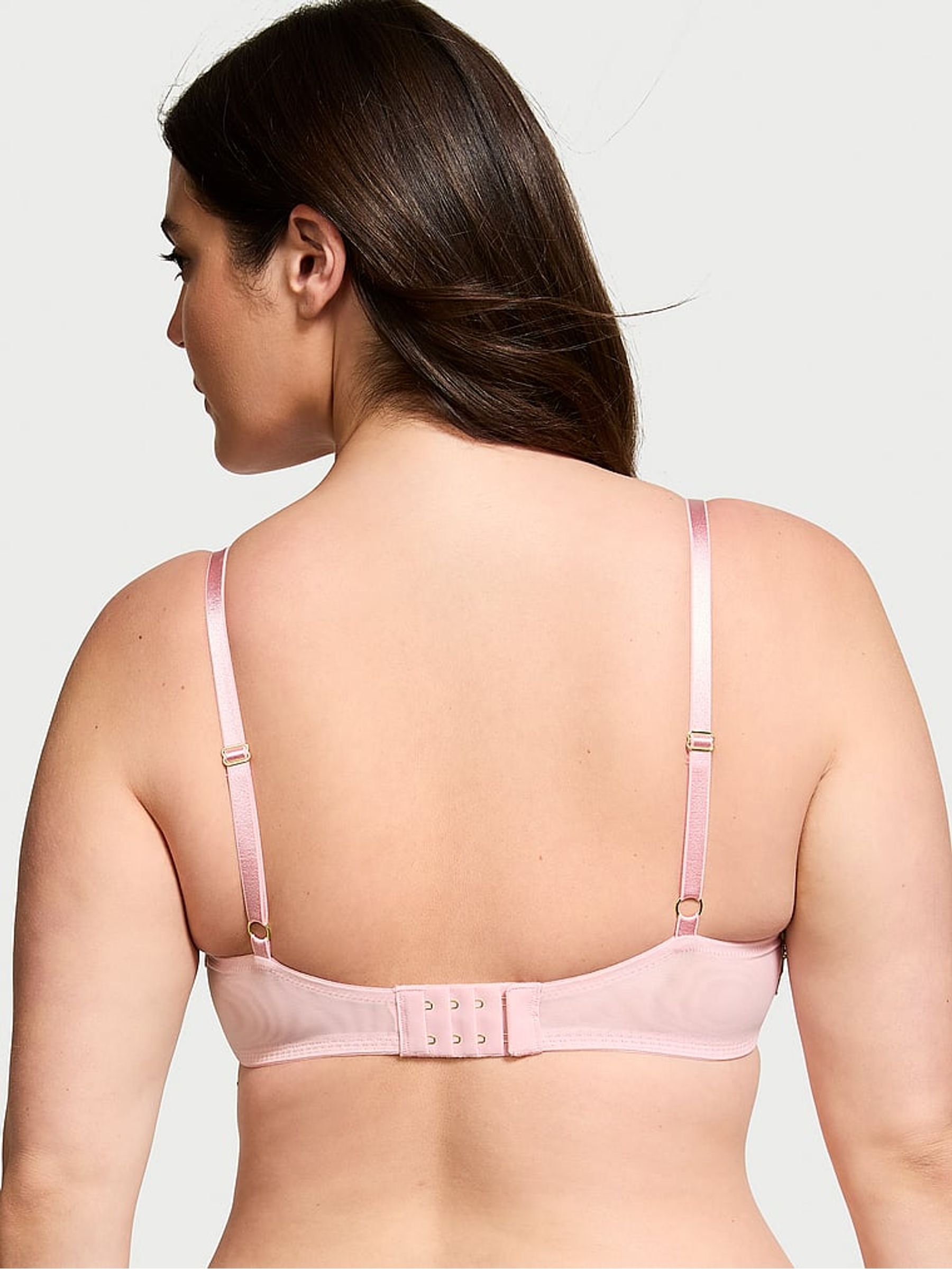 Pink Unlined Balcony Lily Embroidery Bra - Image 2 of 3