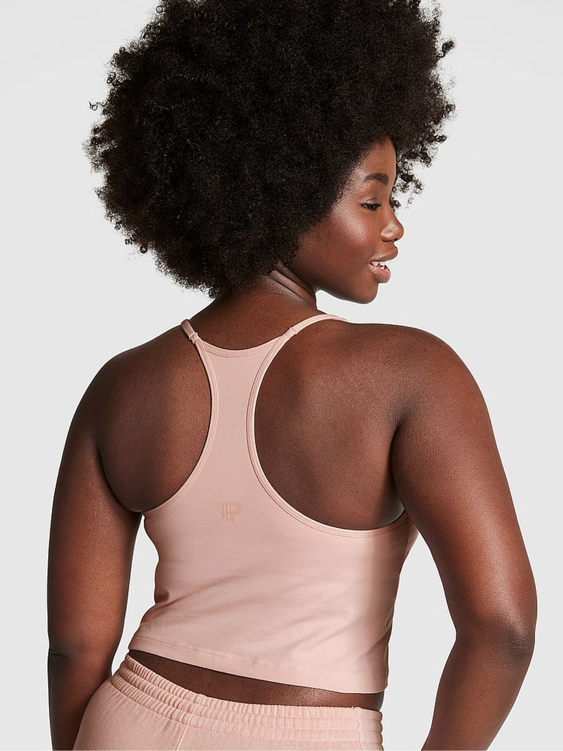 Wanna Be Pink Cotton Jersey Tank Top - Image 2 of 3