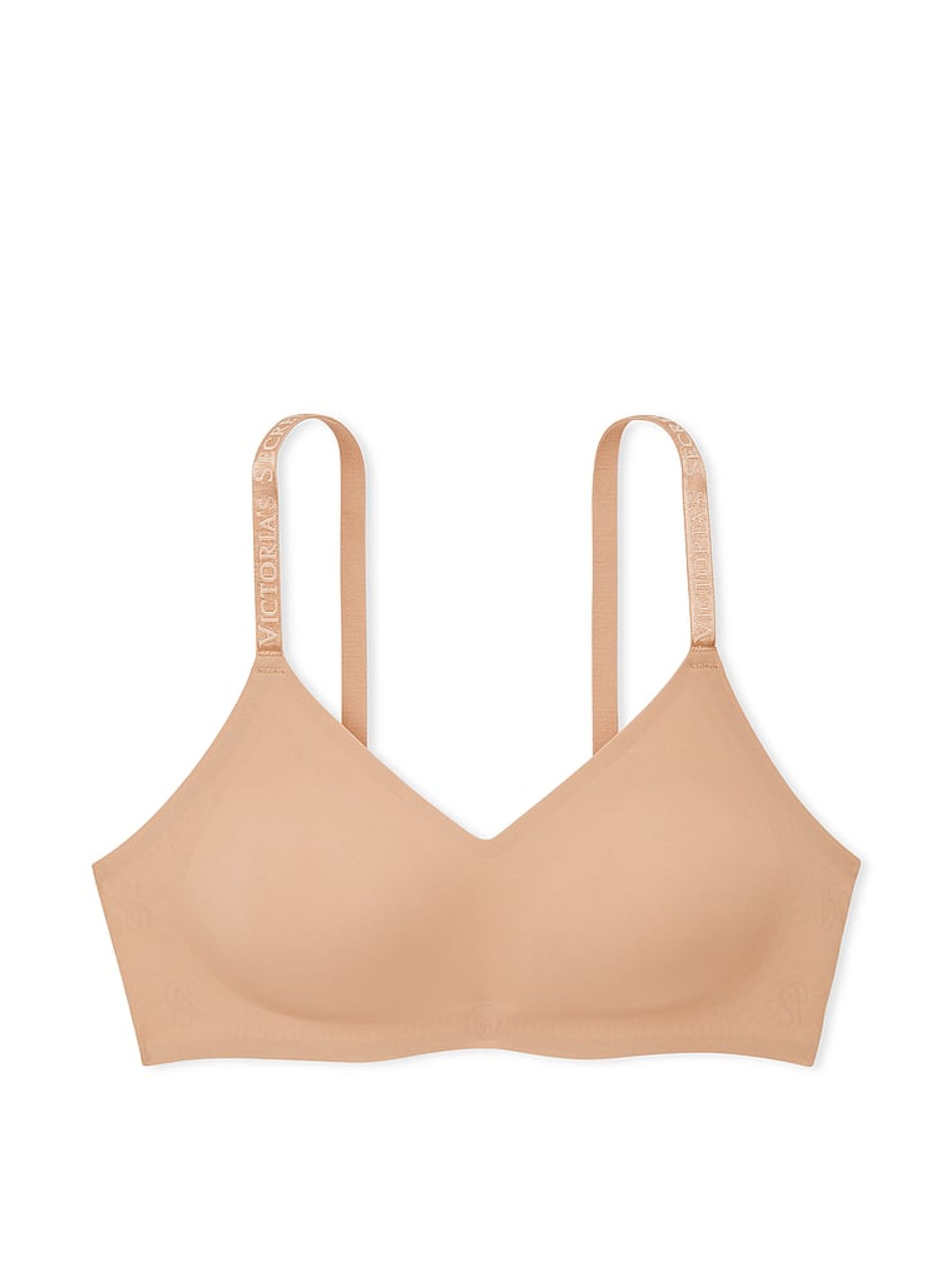 Nude Silicone Lightly Lined Lounge Bralette - Image 3 of 3