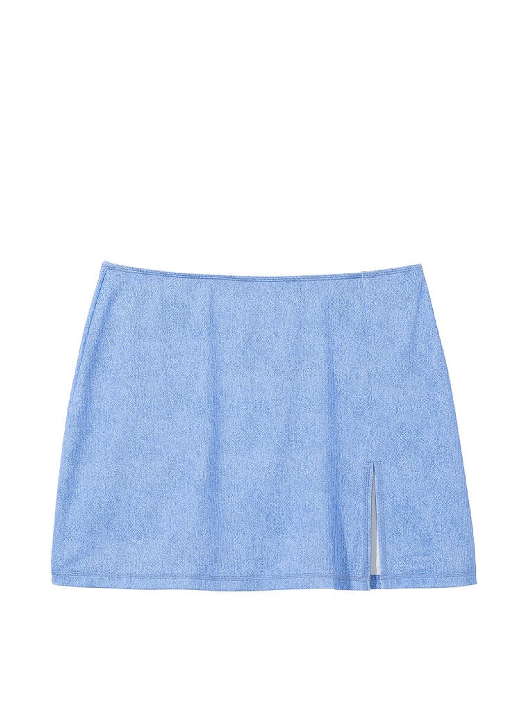 Denim Blue Swim Mini Skirt - Image 3 of 3