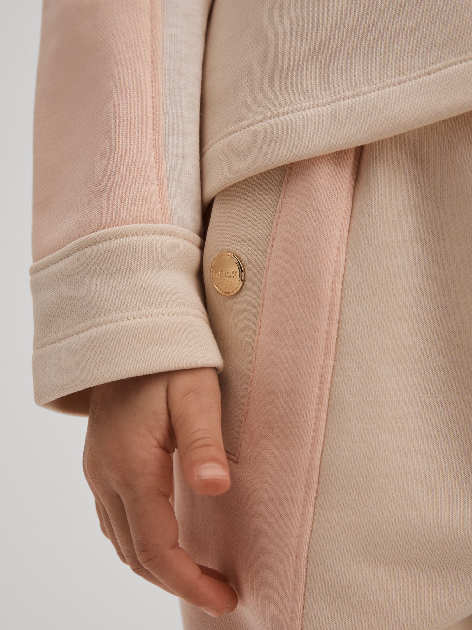 9-13 yrs Cotton Blend Tapered Joggers in Pink - Image 5 of 7