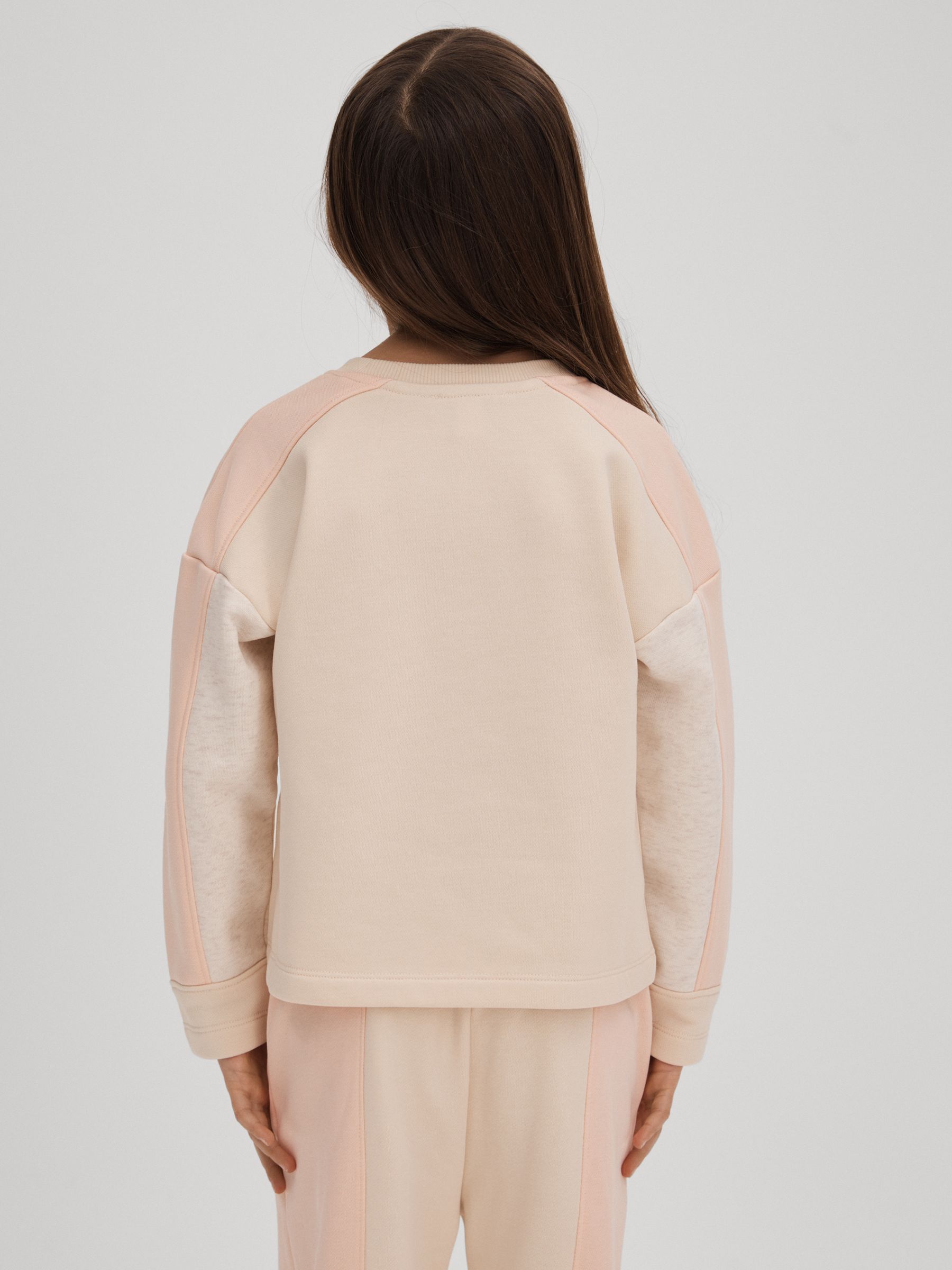 4-9 yrs Cotton Blend Sequin Sweatshirt in Pink - Image 5 of 6