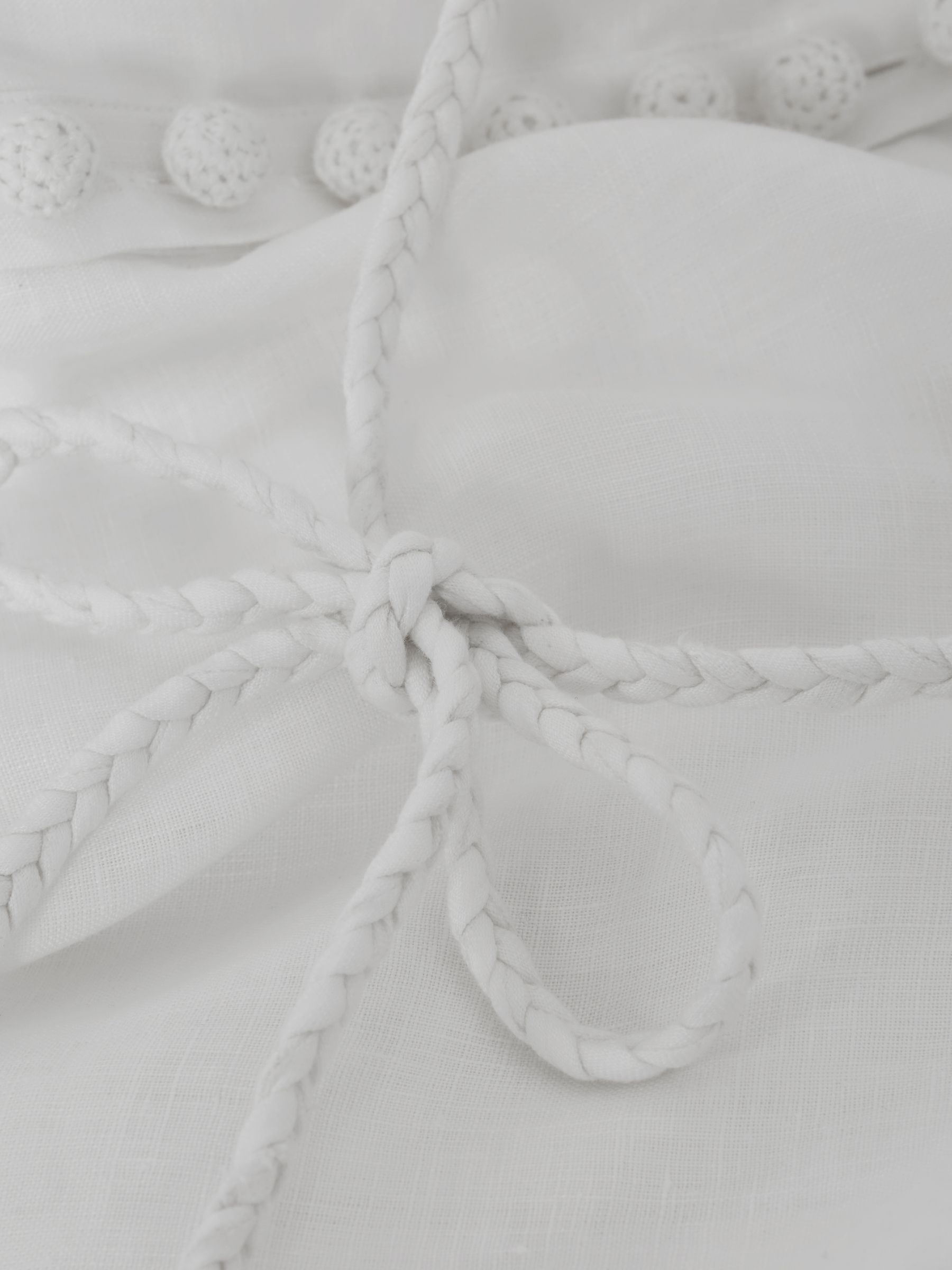 Joslin Linen Blouson Sleeve Maxi Dress in White - Image 5 of 6