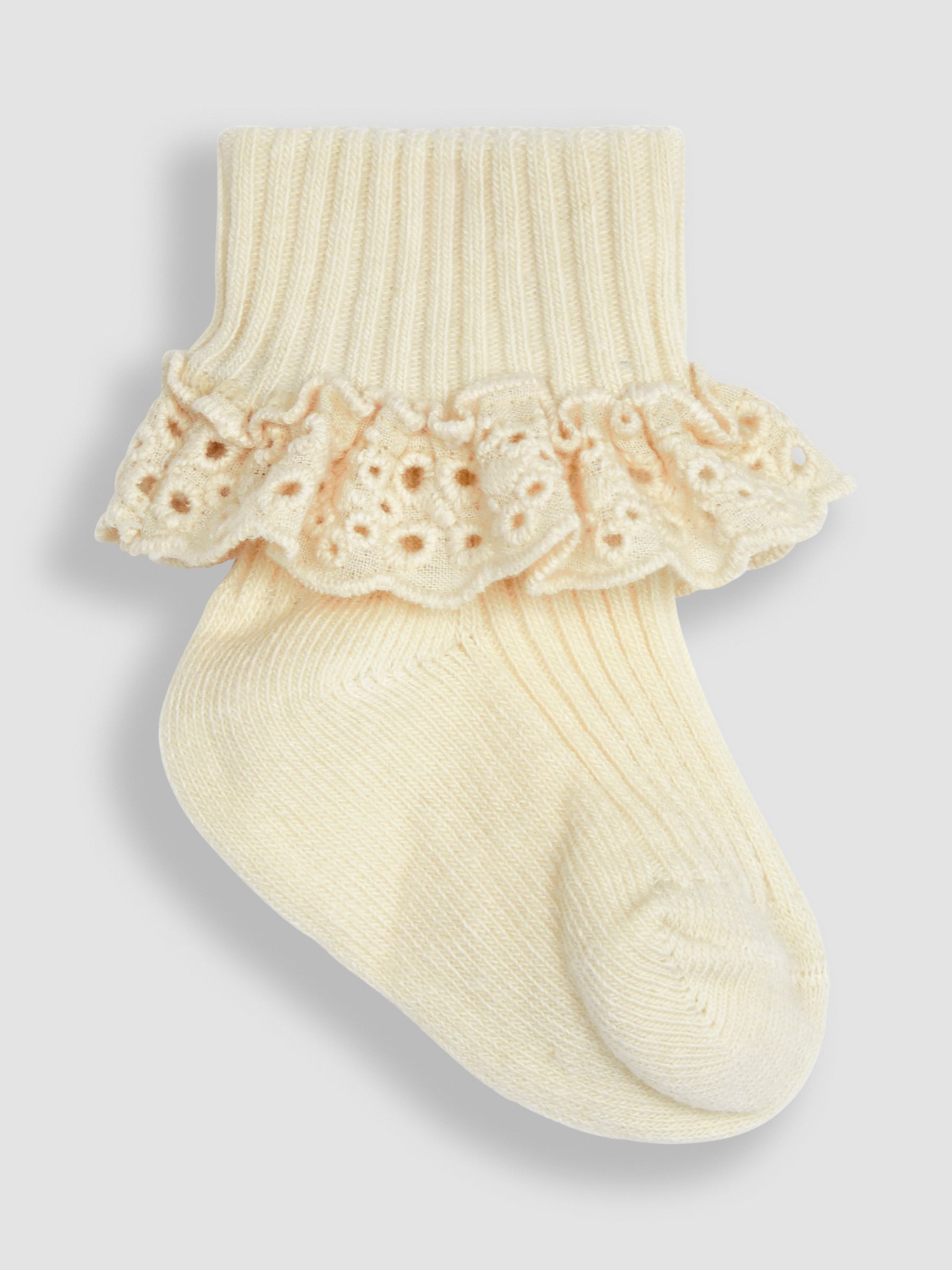 Pink 3-Pack Frilly Socks - Image 4 of 4