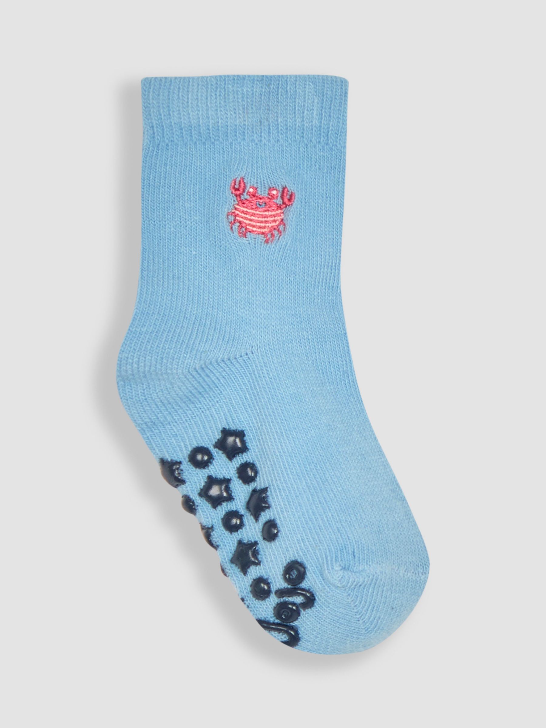 Blue Nautical 3-Pack Embroidered Socks - Image 2 of 4
