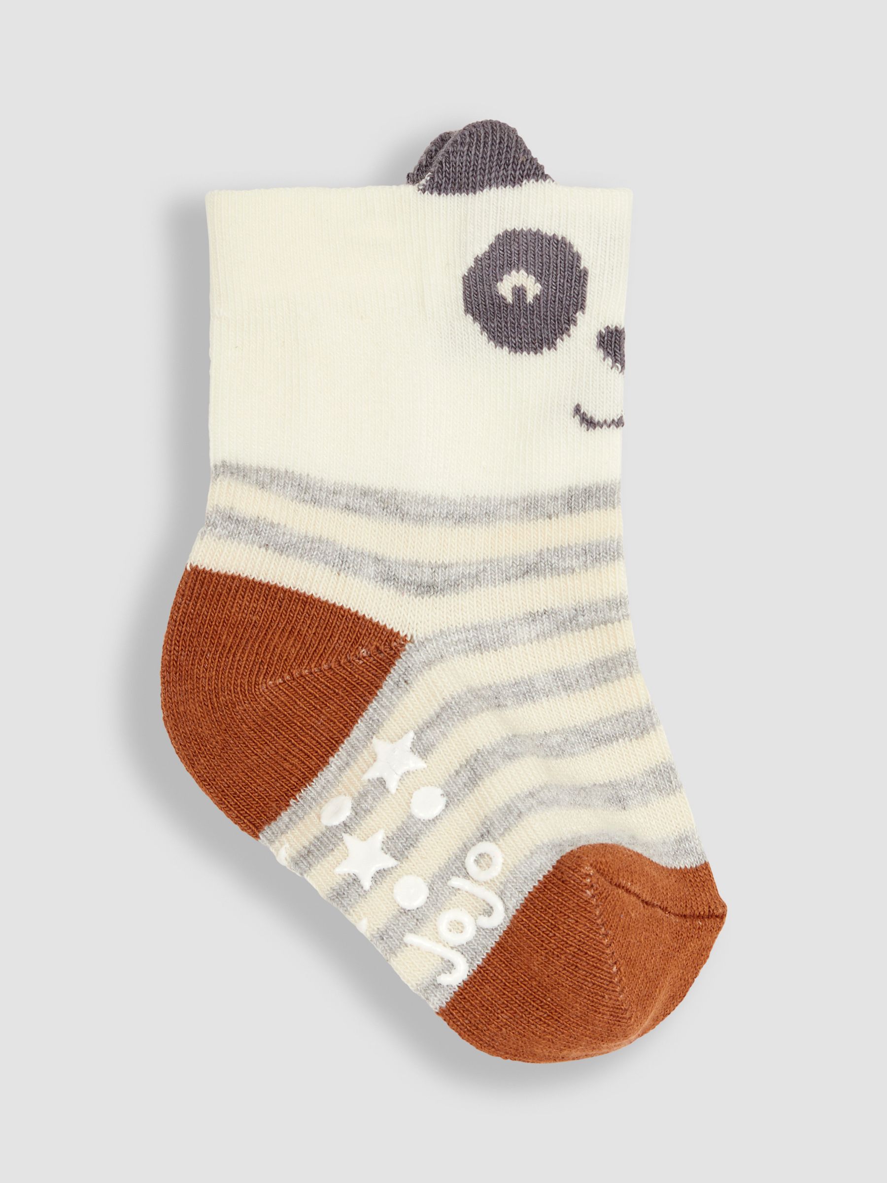 Grey 3-Pack Safari Socks - Image 2 of 4