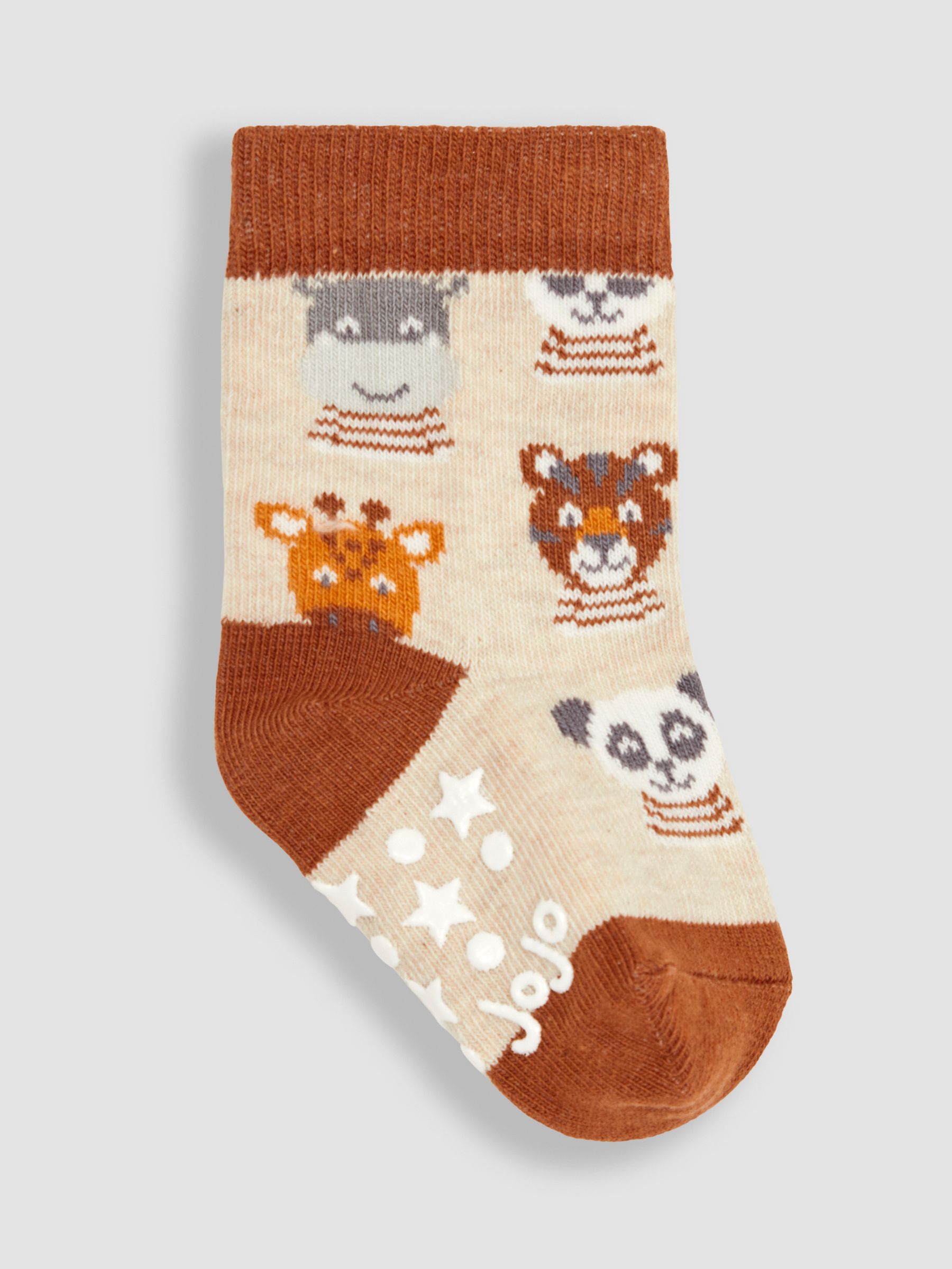 Grey 3-Pack Safari Socks - Image 3 of 4
