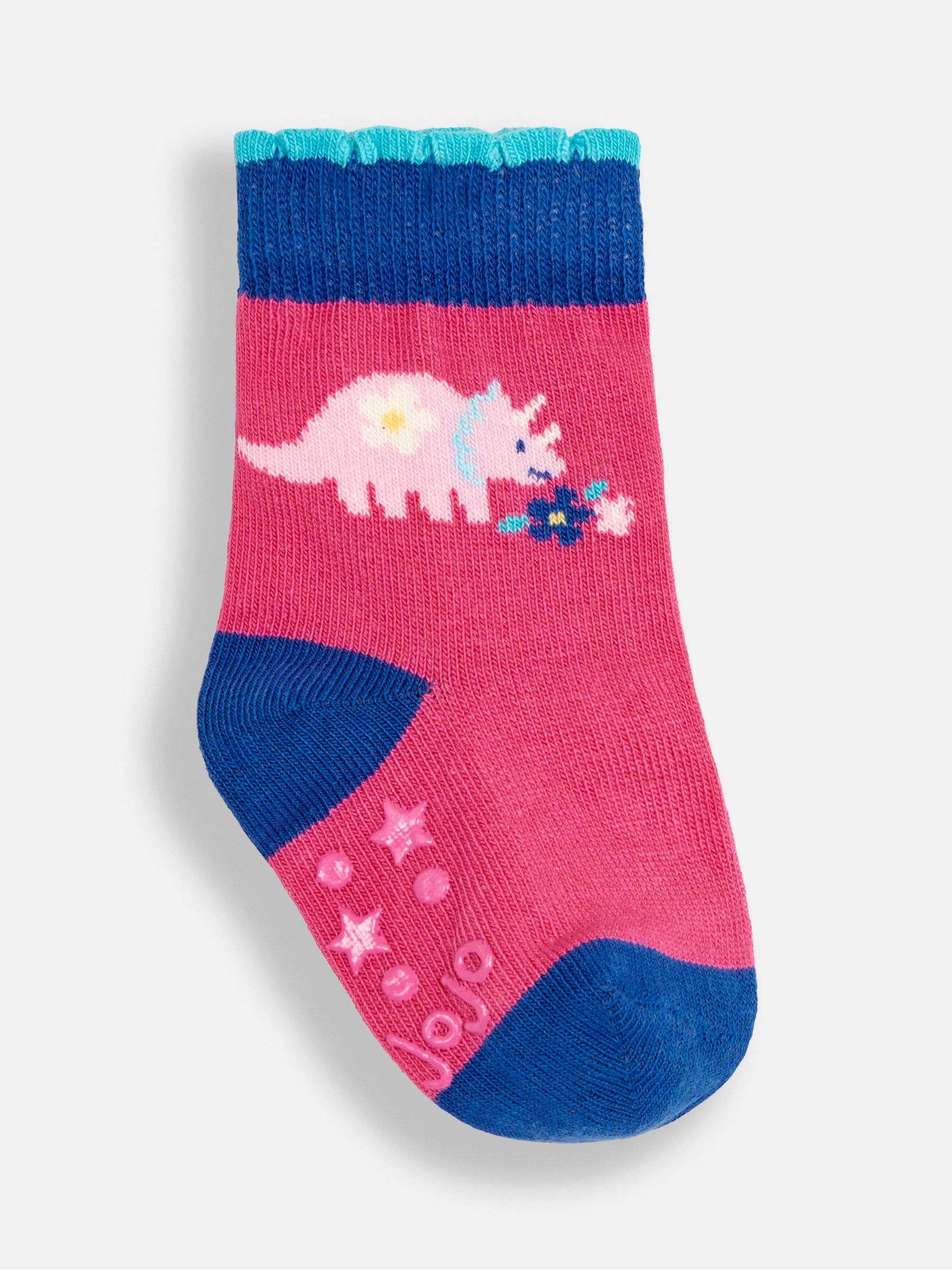 Pink 3-Pack Dino Socks - Image 2 of 4