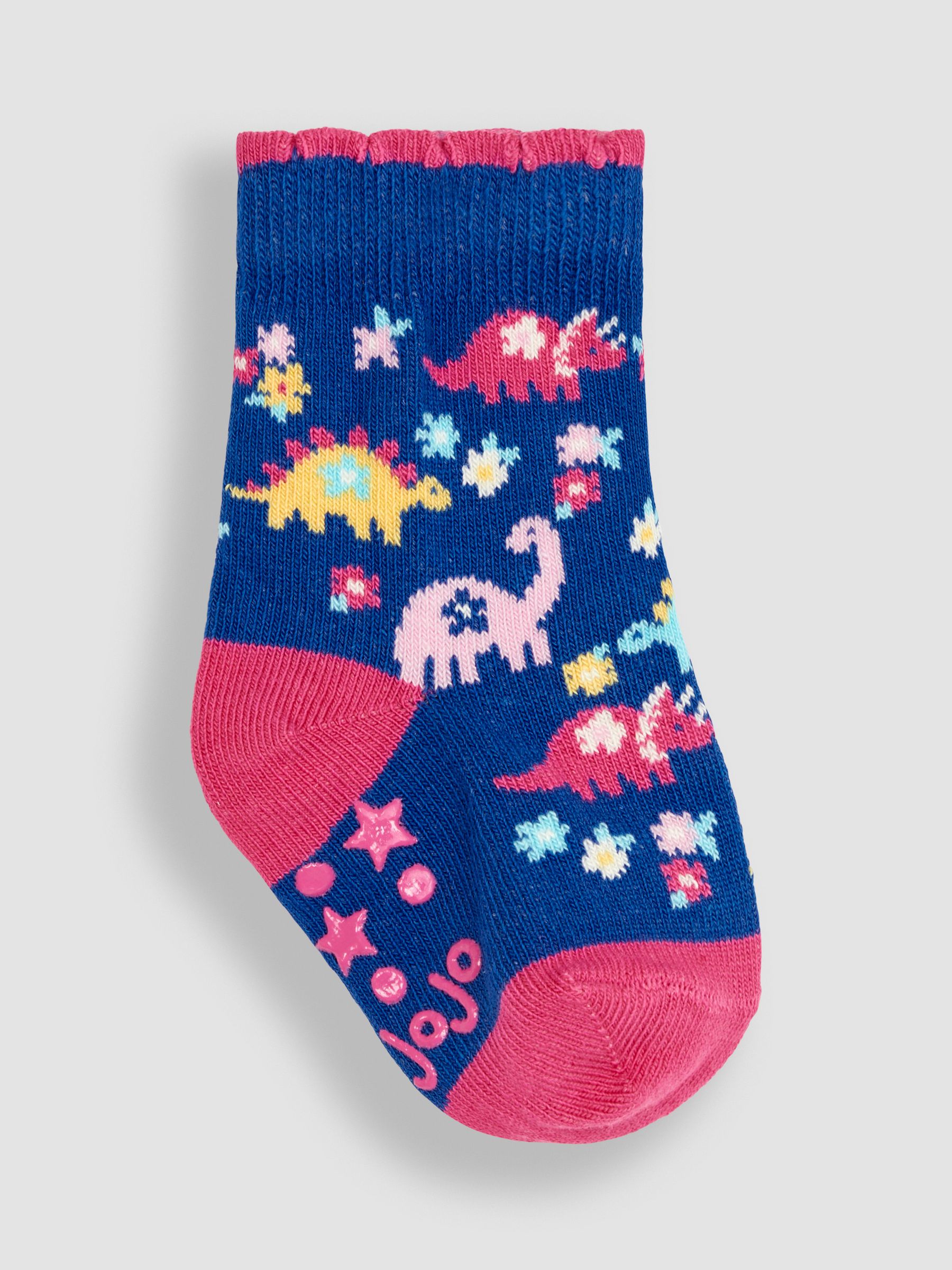 Pink 3-Pack Dino Socks - Image 4 of 4