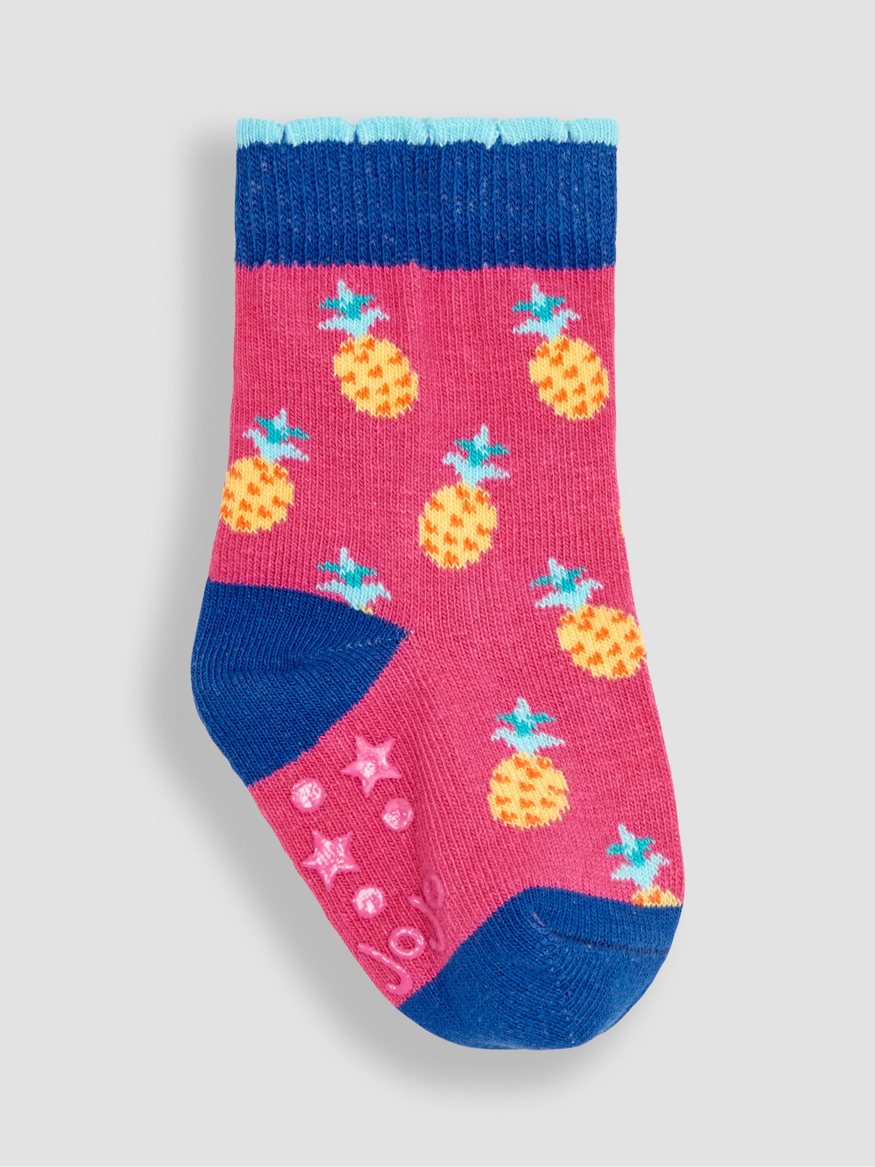 Pink Tropical 3-Pack Fruit Socks - Image 4 of 4