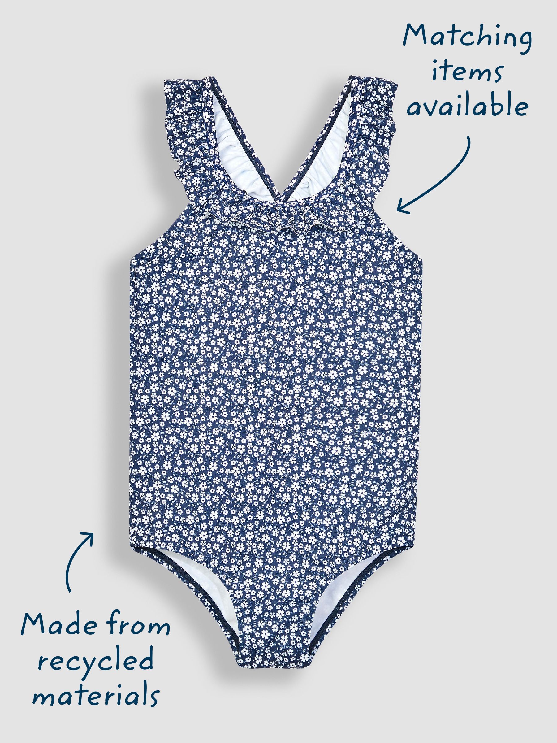 Floral Swimsuit - Image 3 of 5