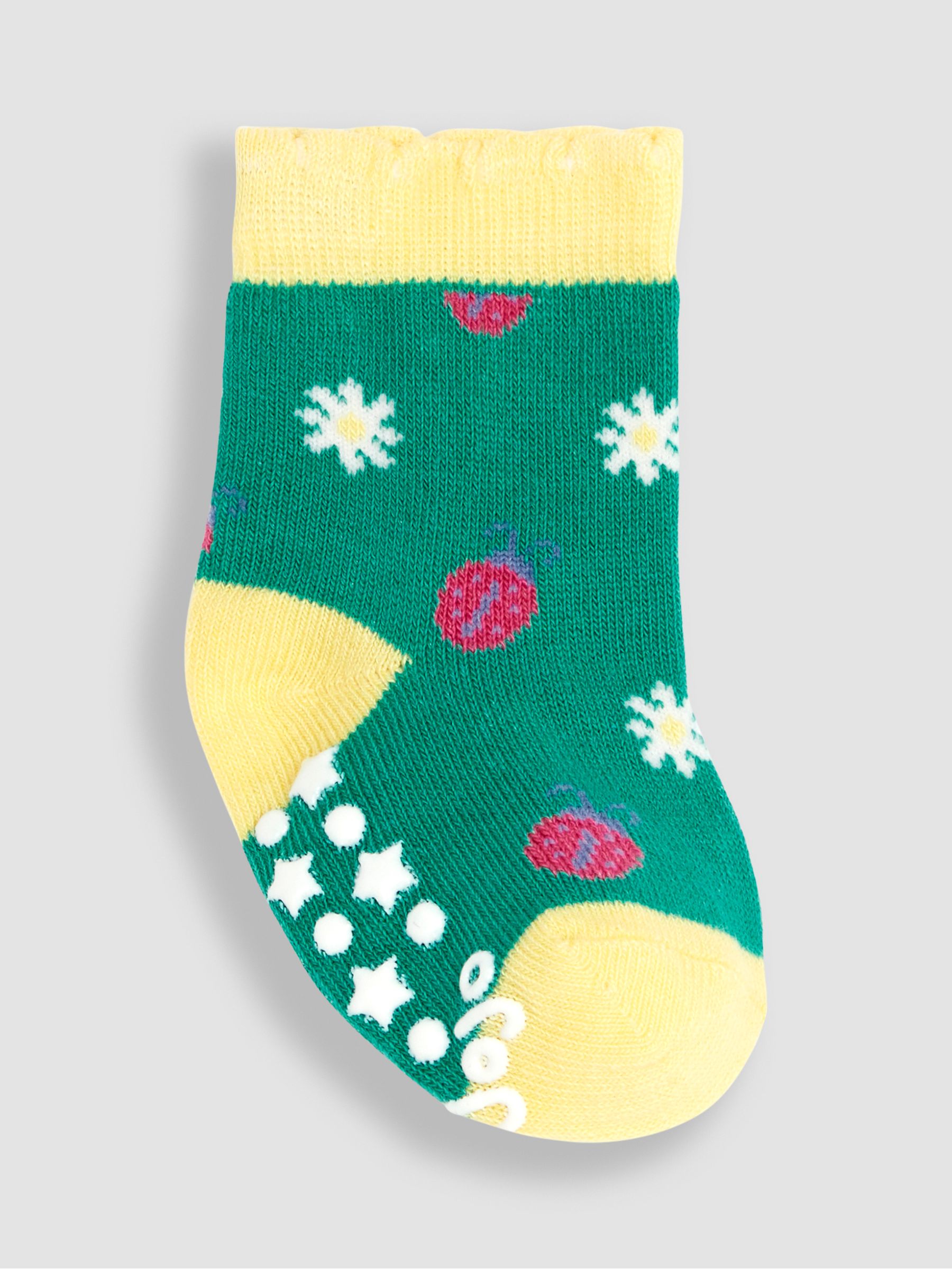 Green 3-Pack Ladybird Socks - Image 4 of 4
