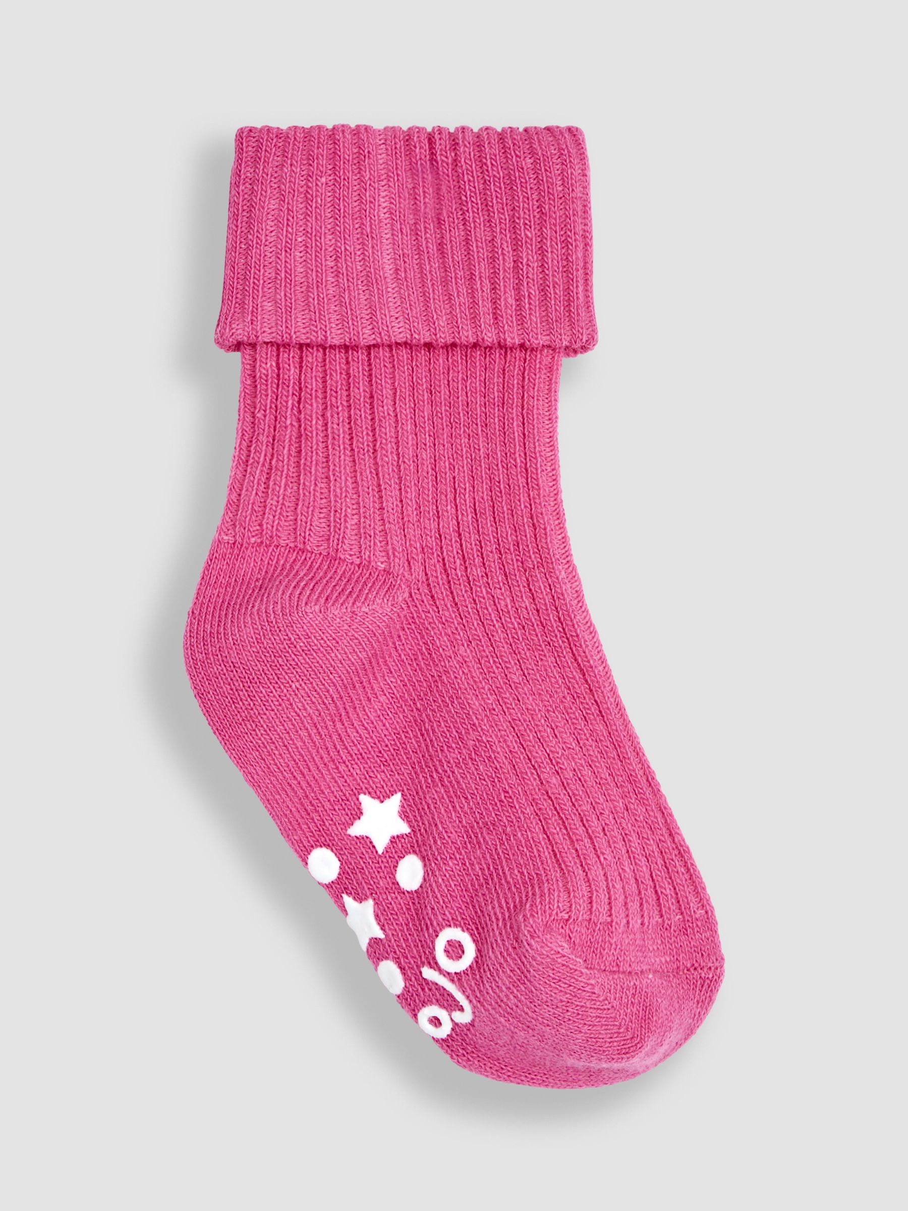 Pink 3-Pack Ribbed Socks - Image 2 of 4