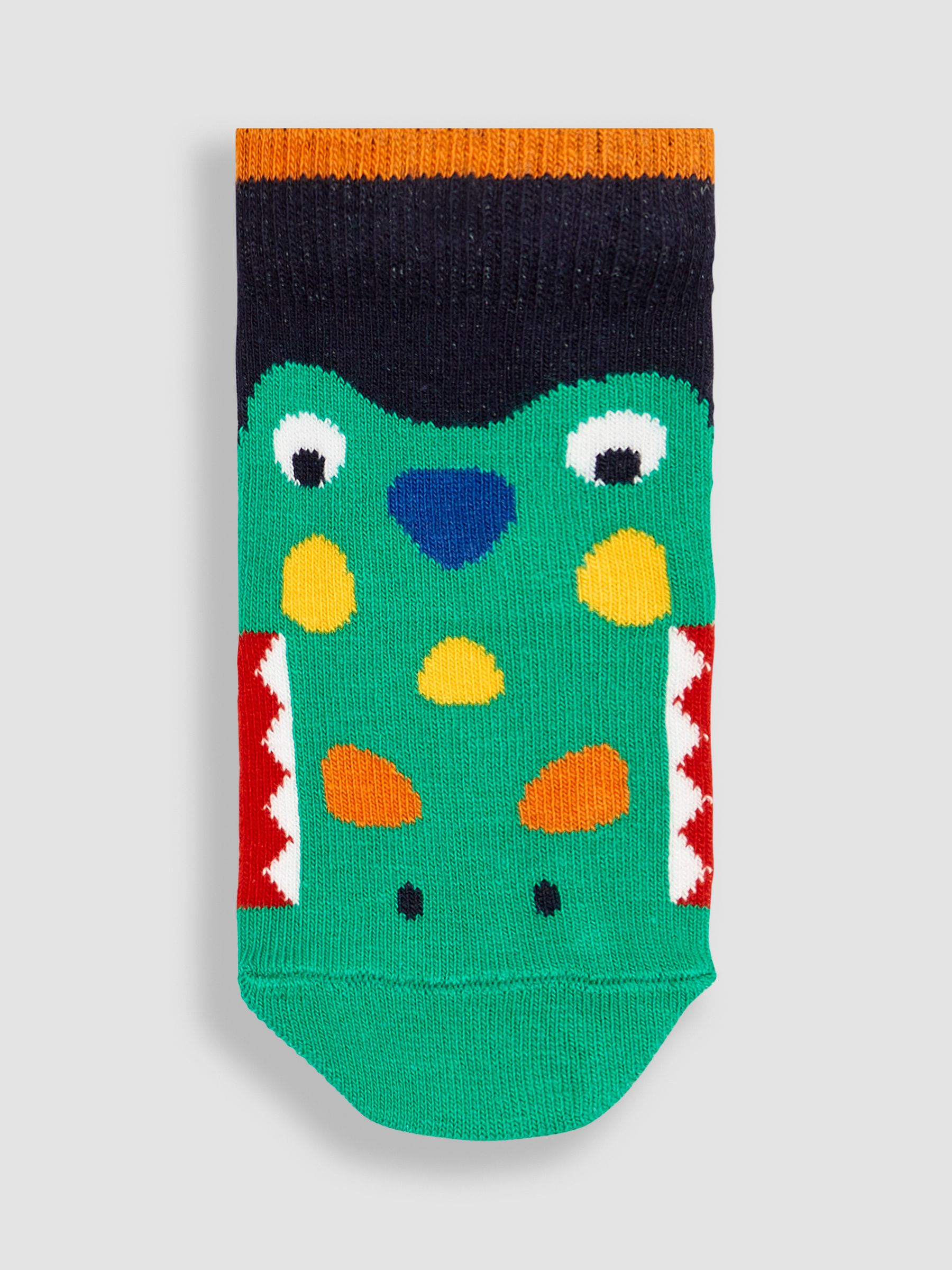 Navy Blue 3-Pack Dino Socks - Image 2 of 4
