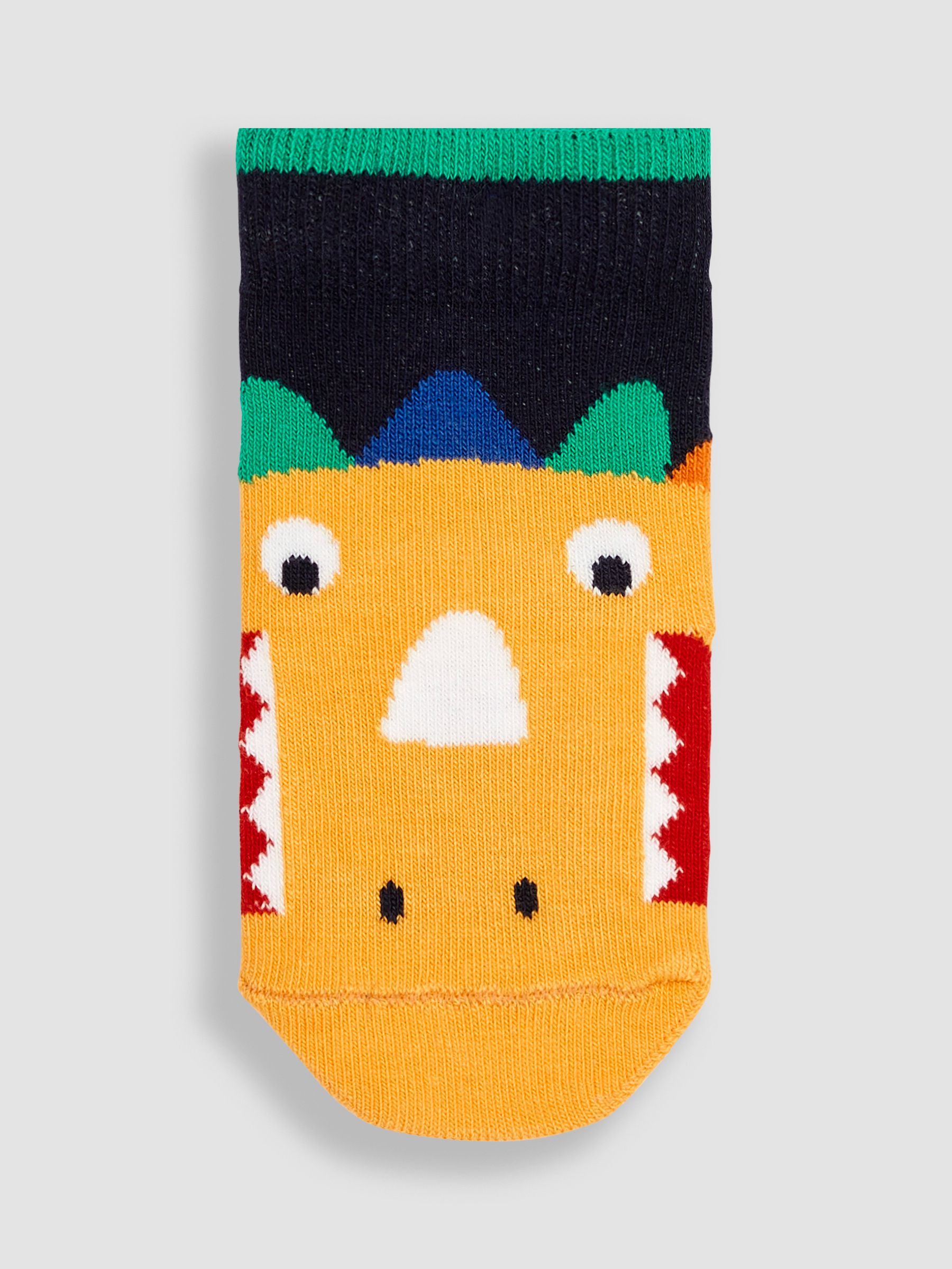 Navy Blue 3-Pack Dino Socks - Image 4 of 4