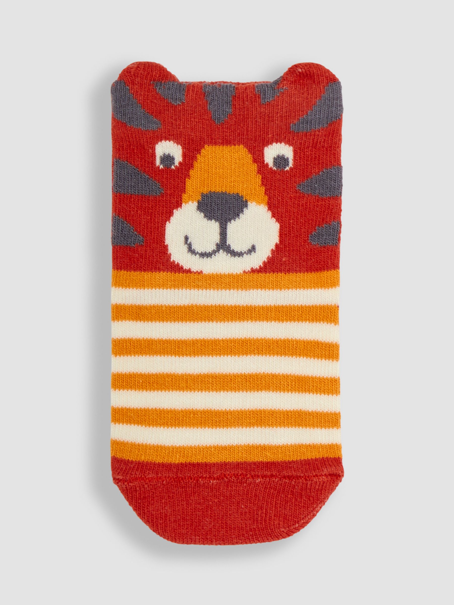 Rust Orange Tiger 3-Pack Safari Socks - Image 2 of 4