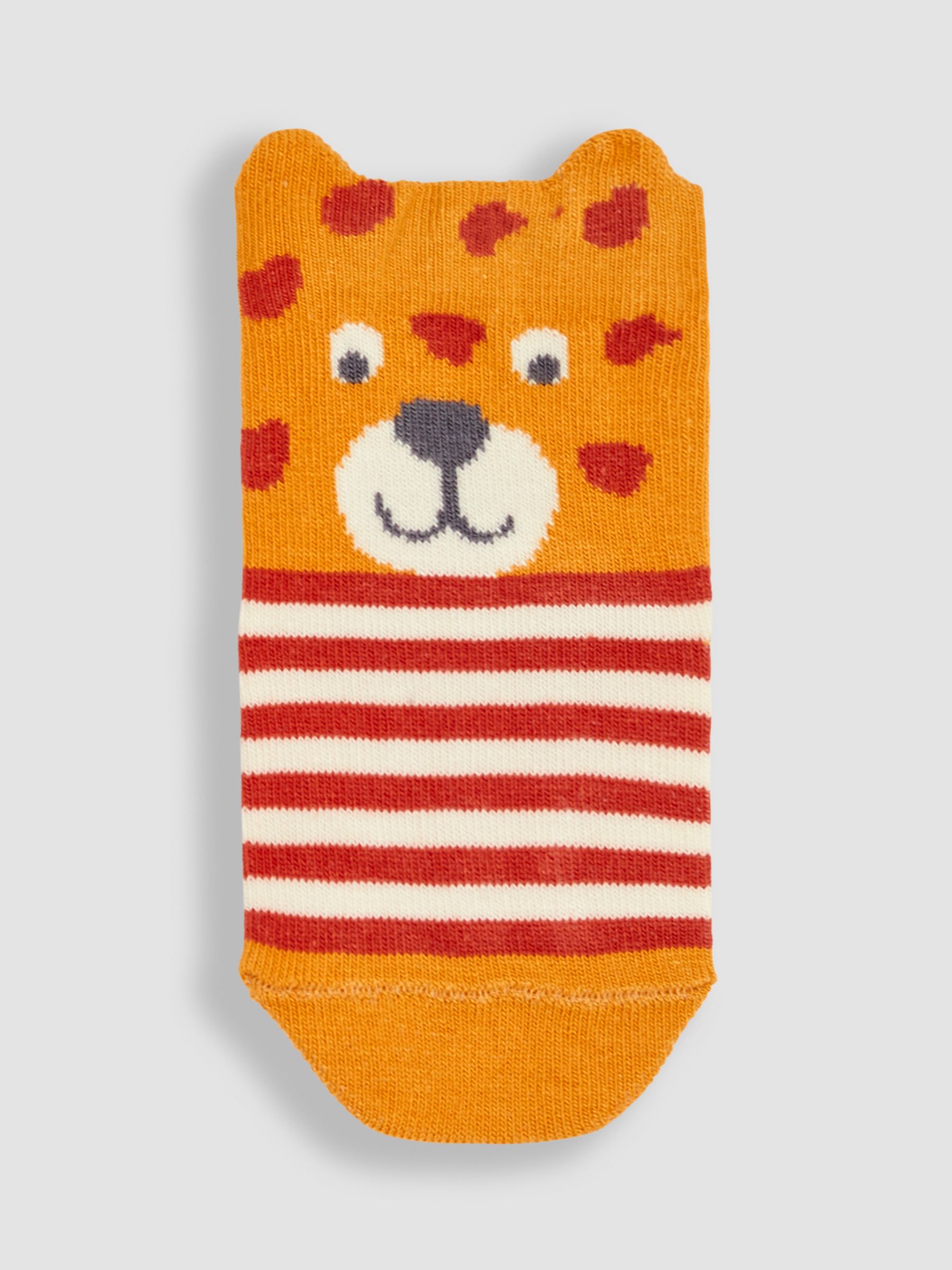 Rust Orange Tiger 3-Pack Safari Socks - Image 4 of 4