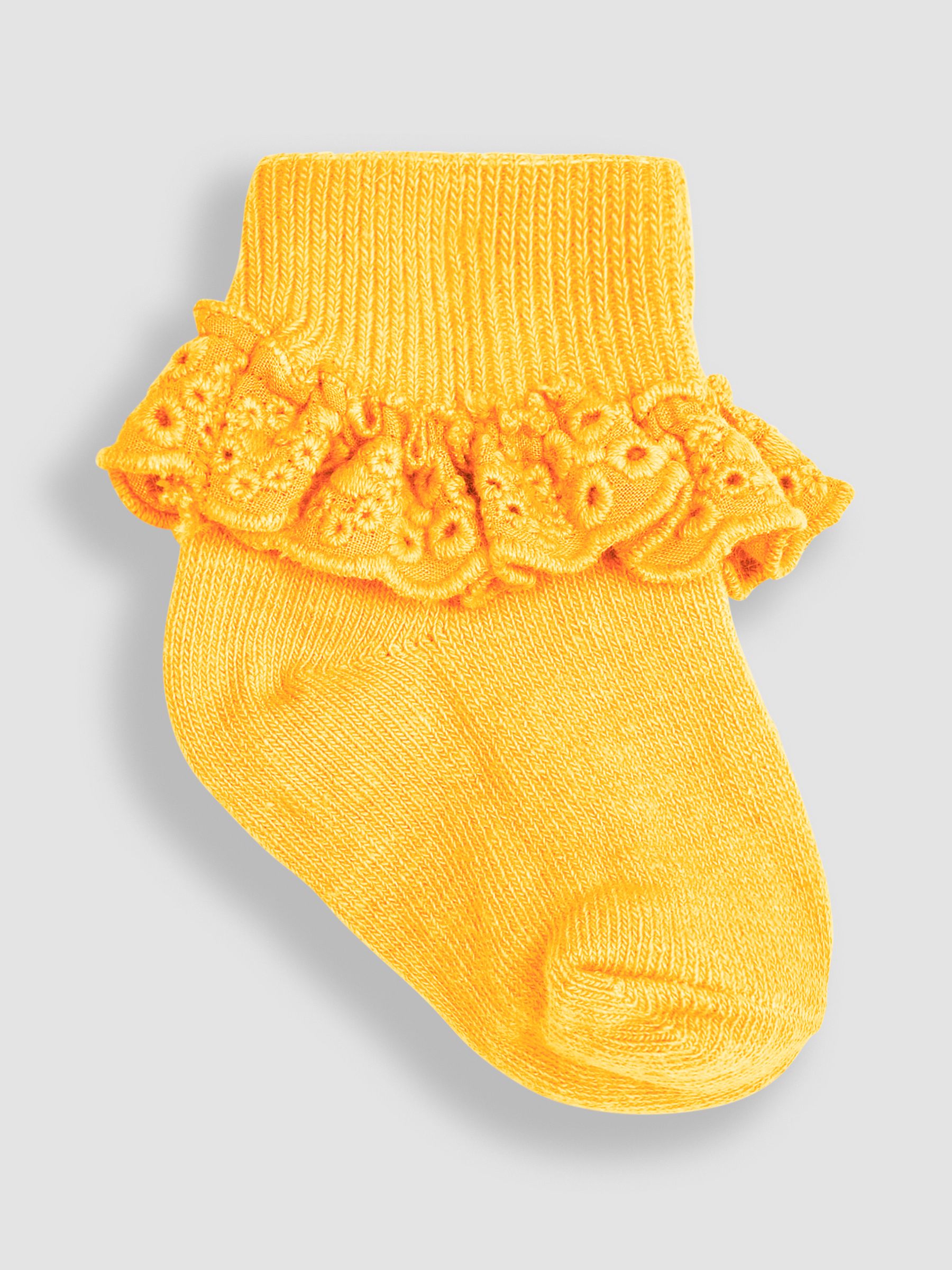 Blue 3-Pack Frilly Socks - Image 4 of 4