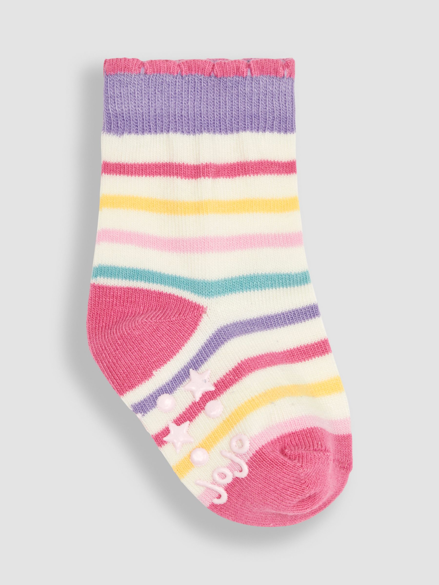 Light Pink 3-Pack Unicorn Socks - Image 3 of 4