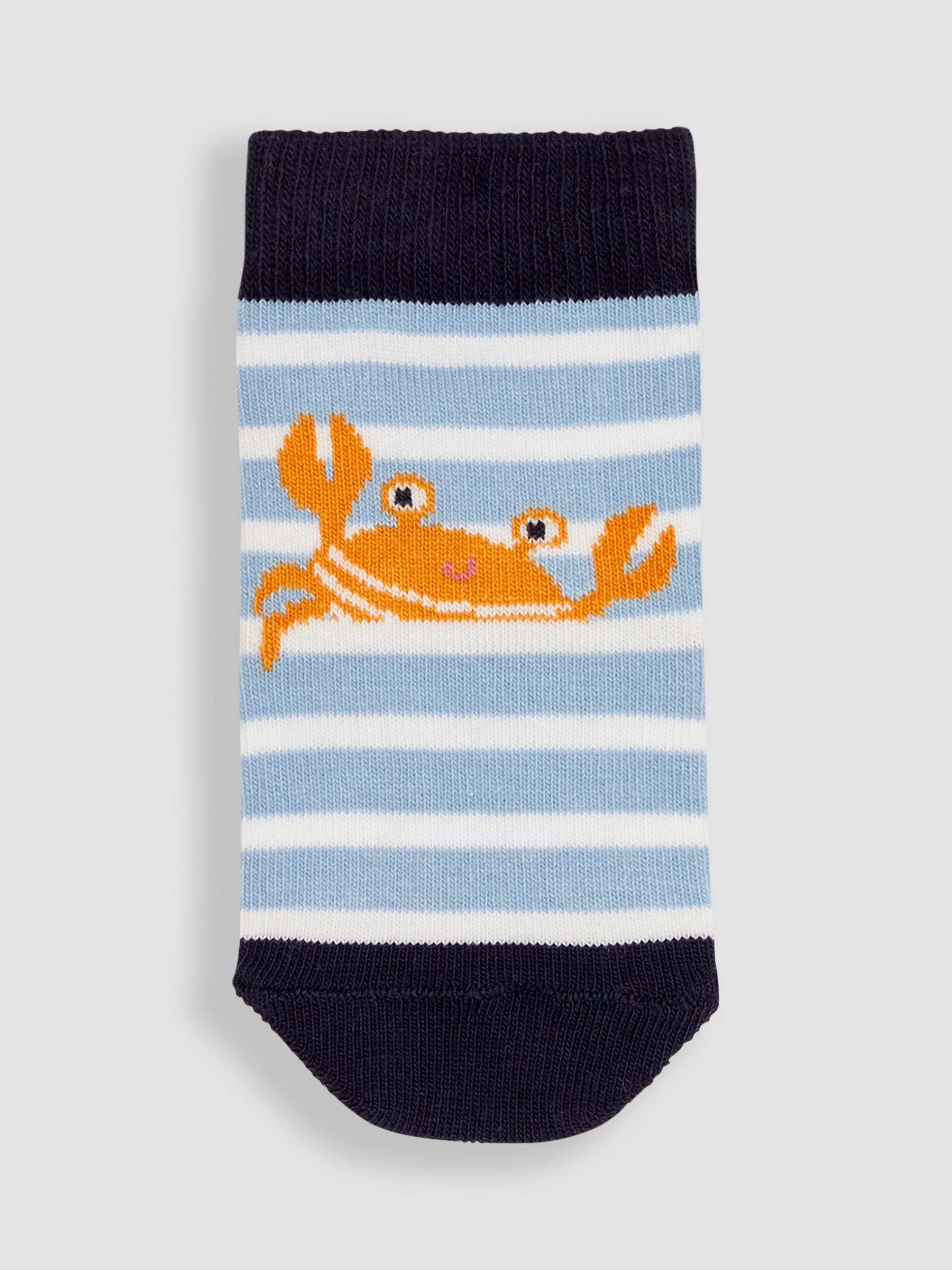 Navy Blue 3-Pack Nautical Socks - Image 2 of 4