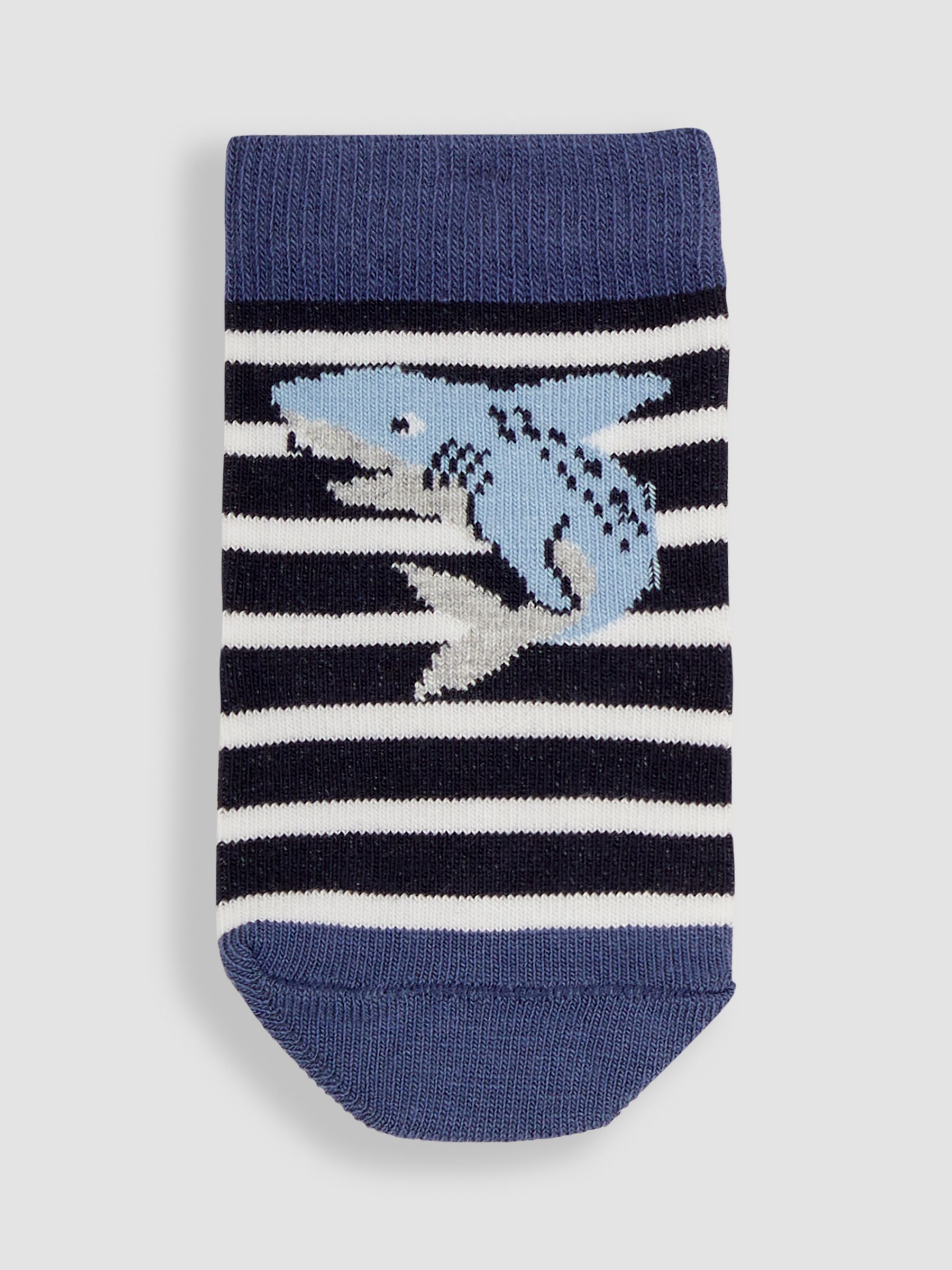 Navy Blue 3-Pack Nautical Socks - Image 3 of 4