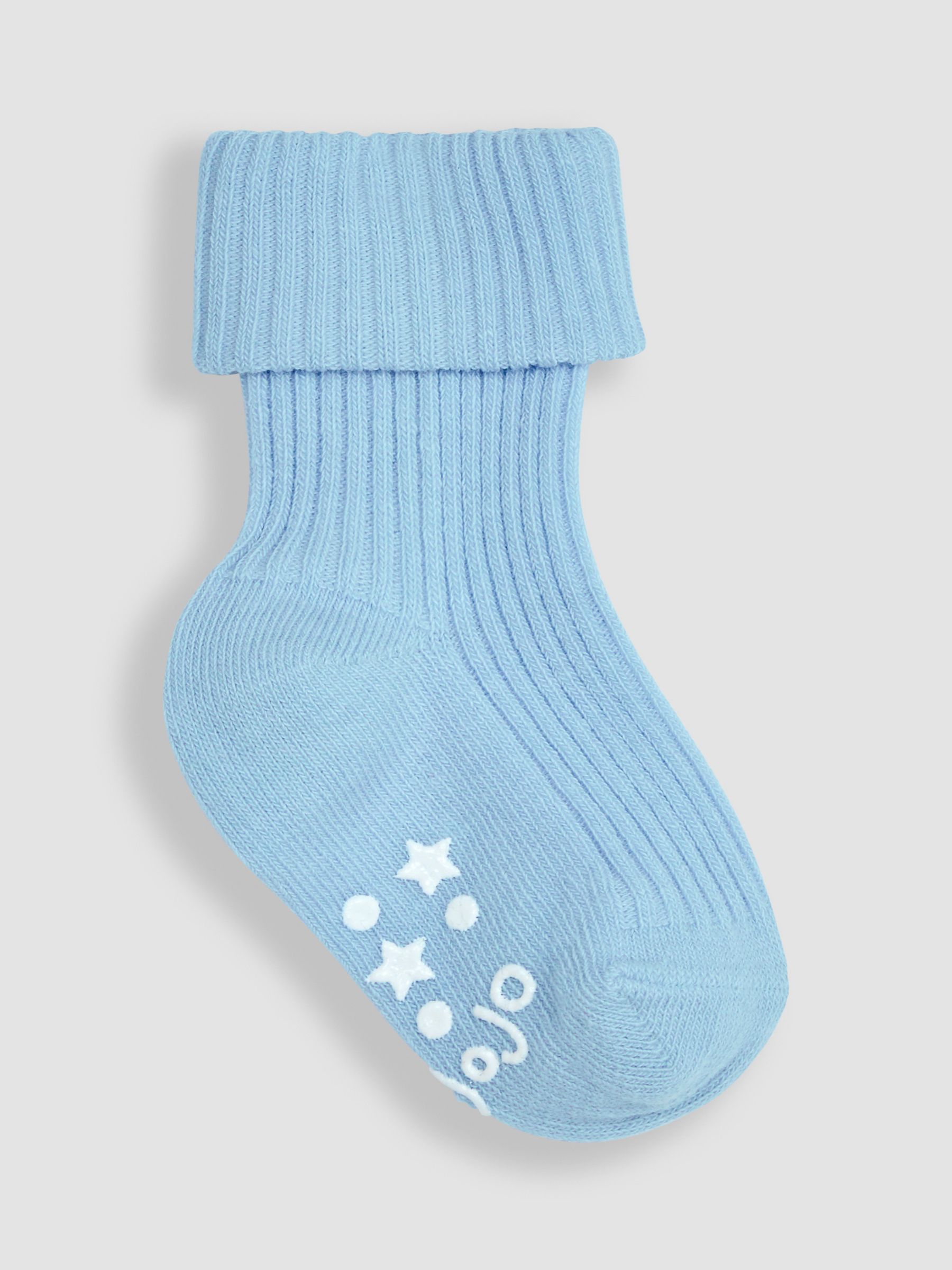 Blue 3-Pack Cotton Socks - Image 3 of 4