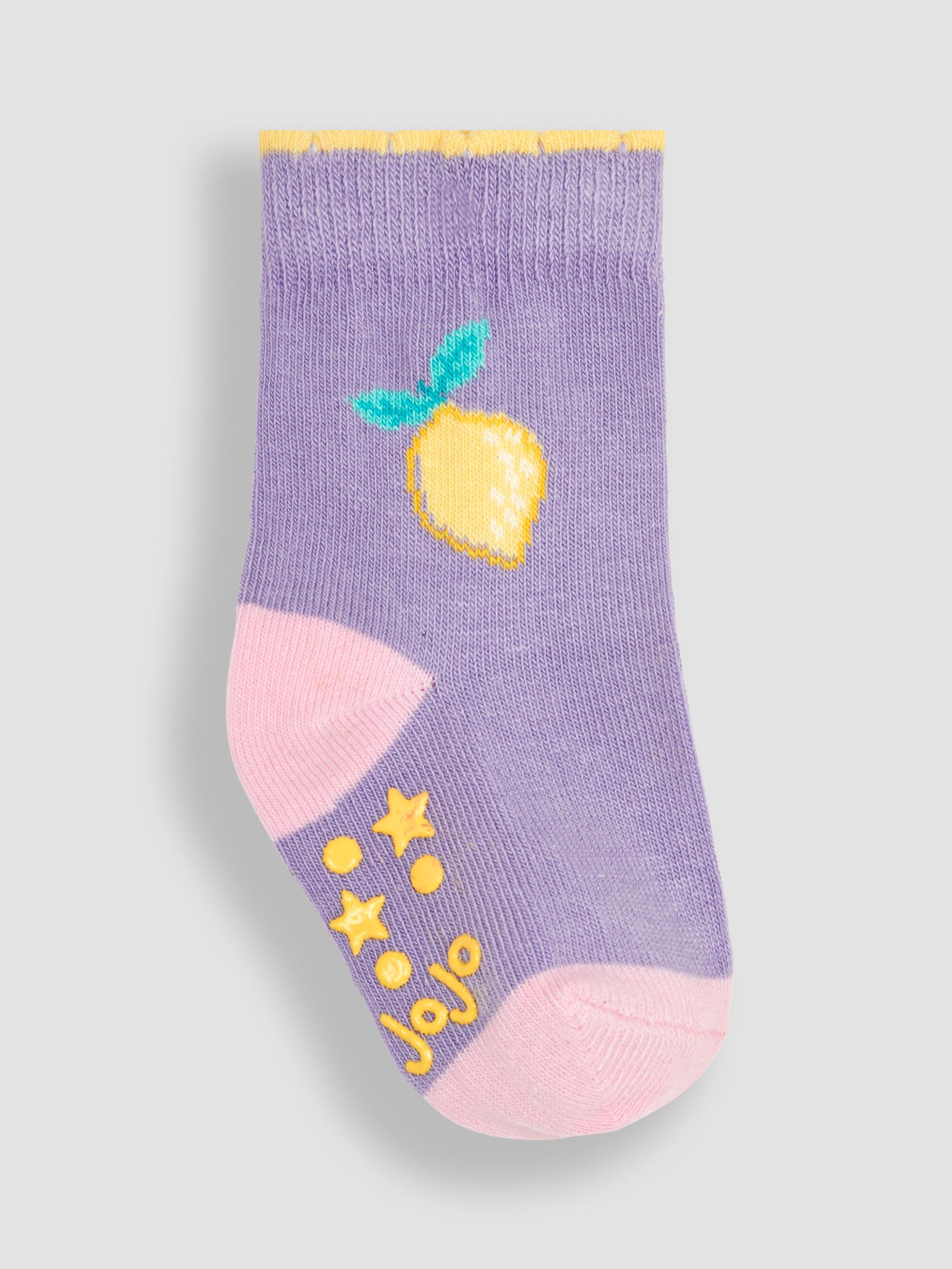 Lilac Purple Lemon 3-Pack Fruit Socks - Image 2 of 4
