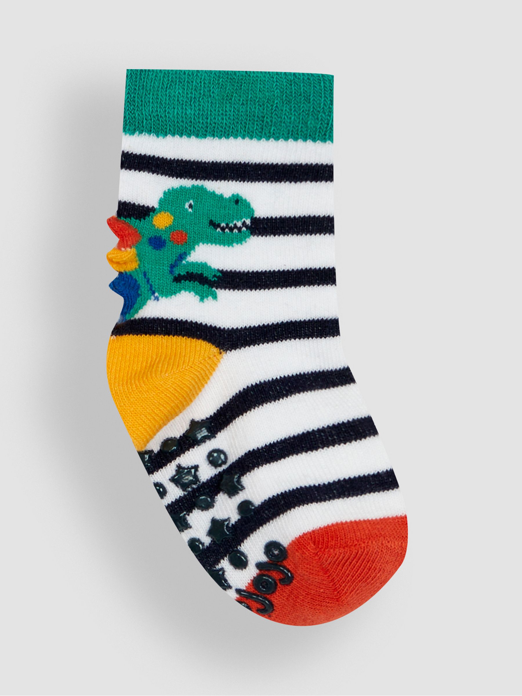 Green 3-Pack Dino Socks - Image 4 of 4