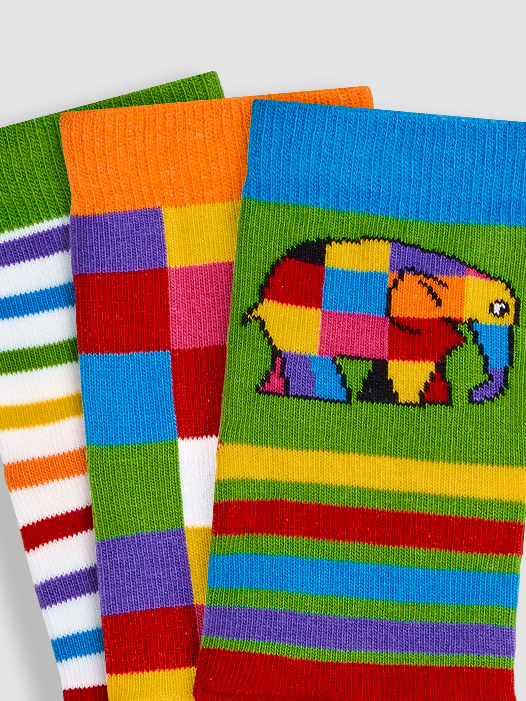White 3-Pack Elmer Socks - Image 3 of 3