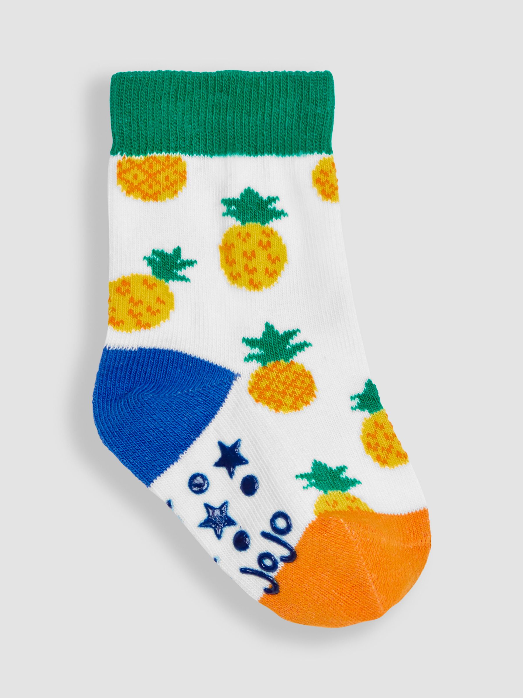 Navy Blue 3-Pack Fruit Socks - Image 4 of 4