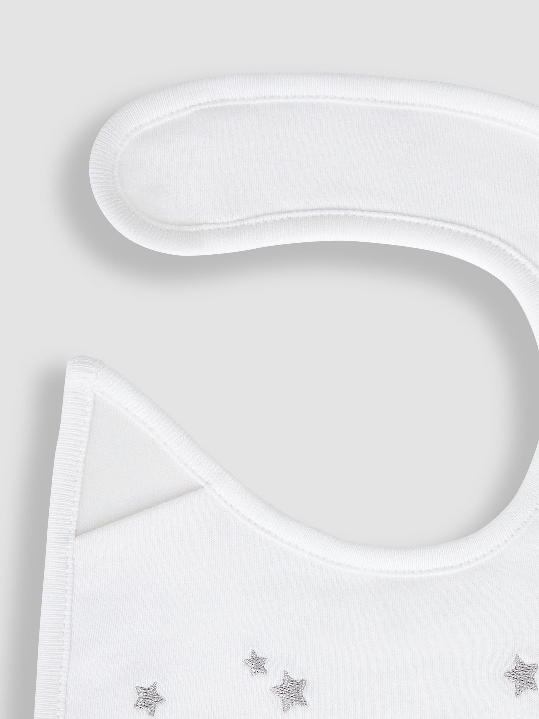 White Born in 2024 Embroidered Bibs - Image 2 of 3