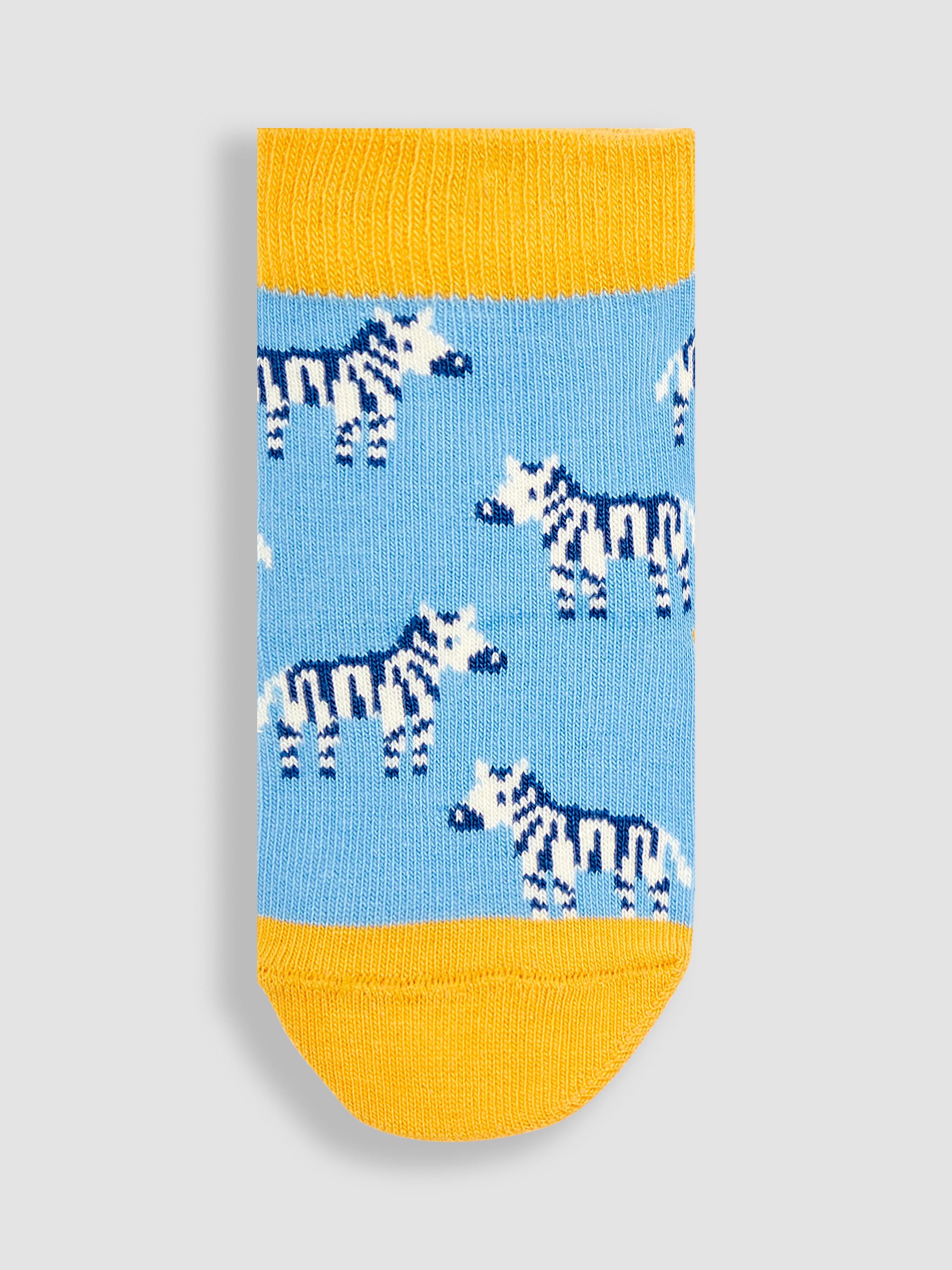 Yellow Zebra 3-Pack Safari Socks - Image 2 of 4