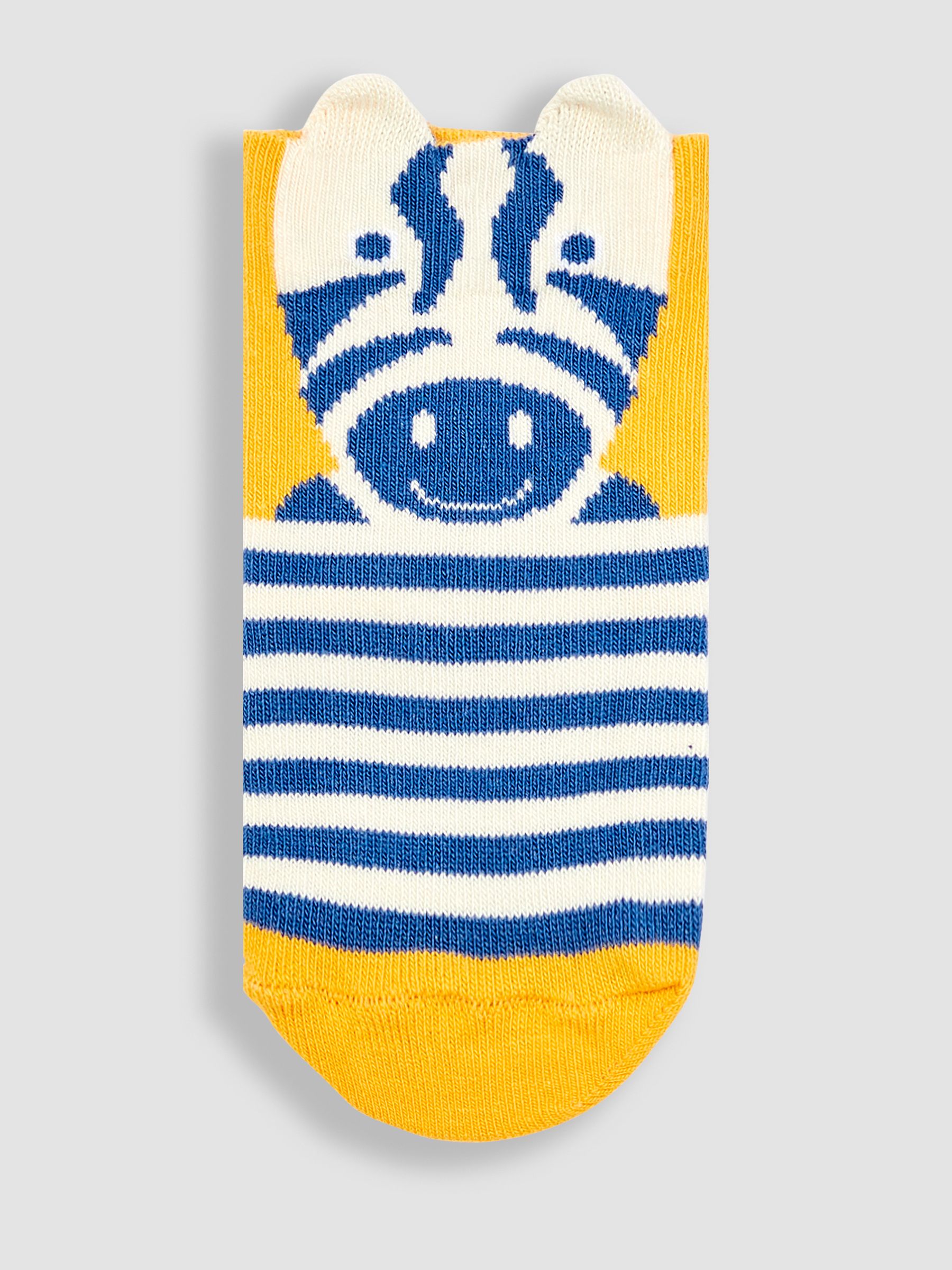 Yellow Zebra 3-Pack Safari Socks - Image 3 of 4