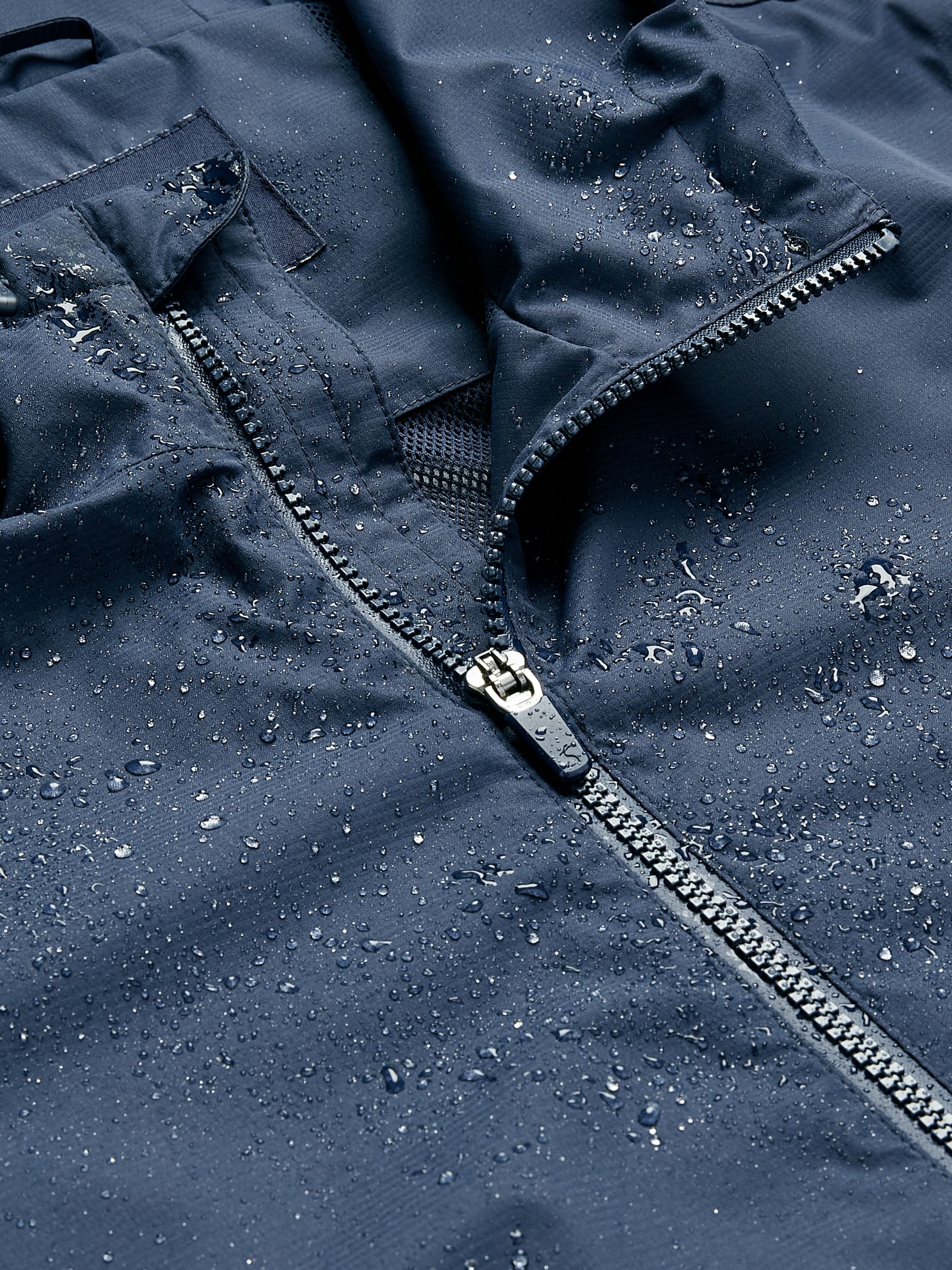 Arlow Navy Blue Lightweight Waterproof Coat - Image 7 of 8