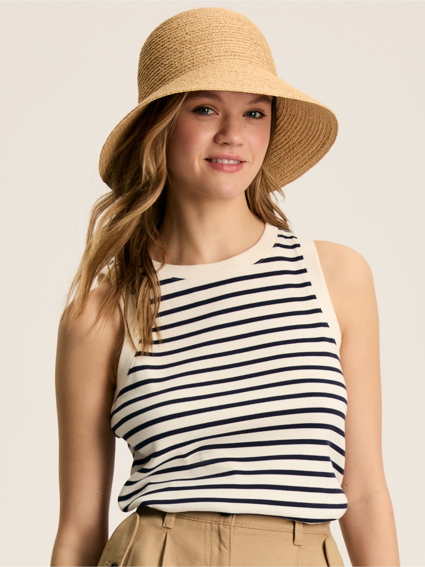 Harbour Cream & Navy Striped Jersey Vest - Image 1 of 7