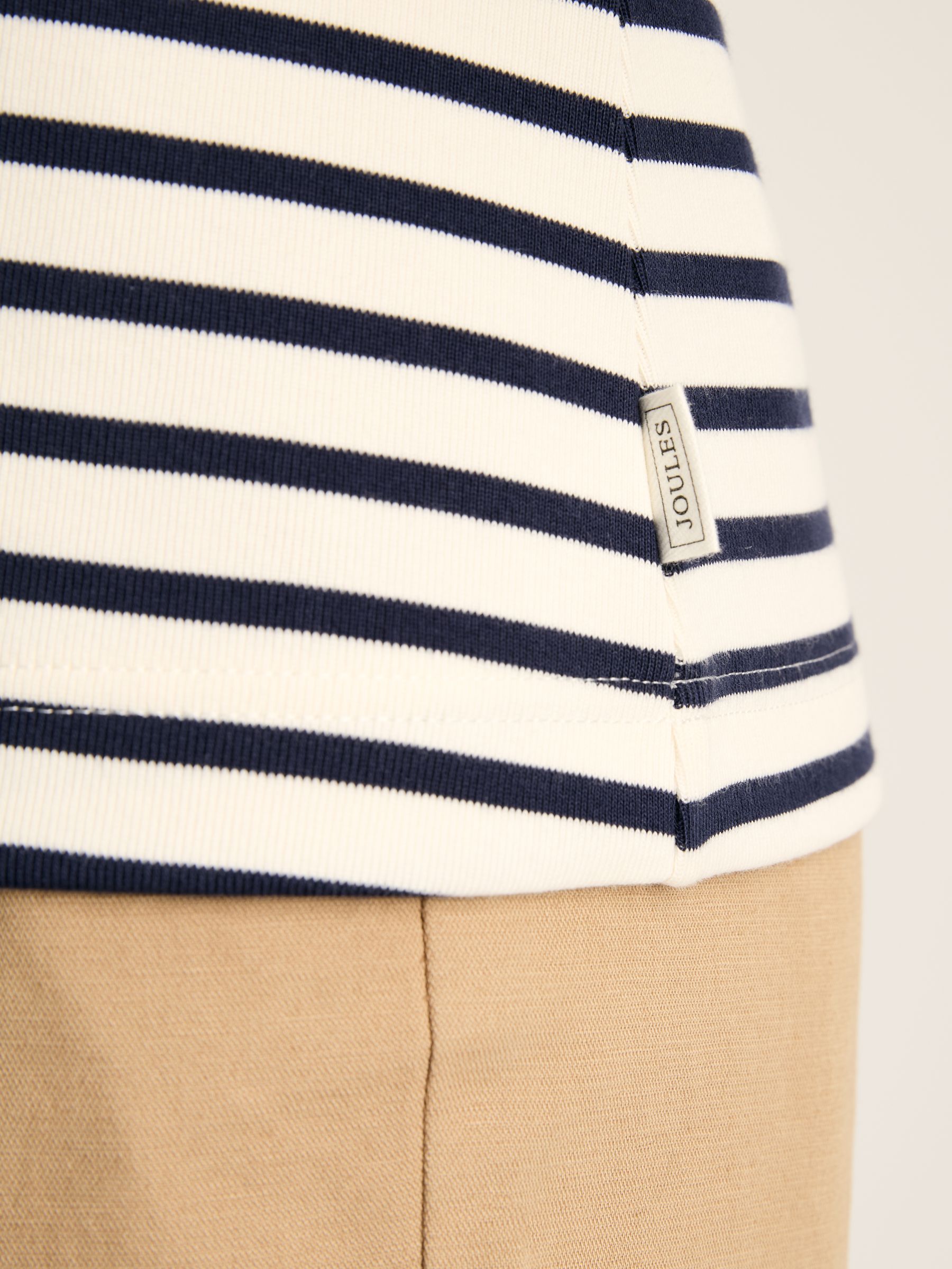 Harbour Cream & Navy Striped Jersey Vest - Image 6 of 7