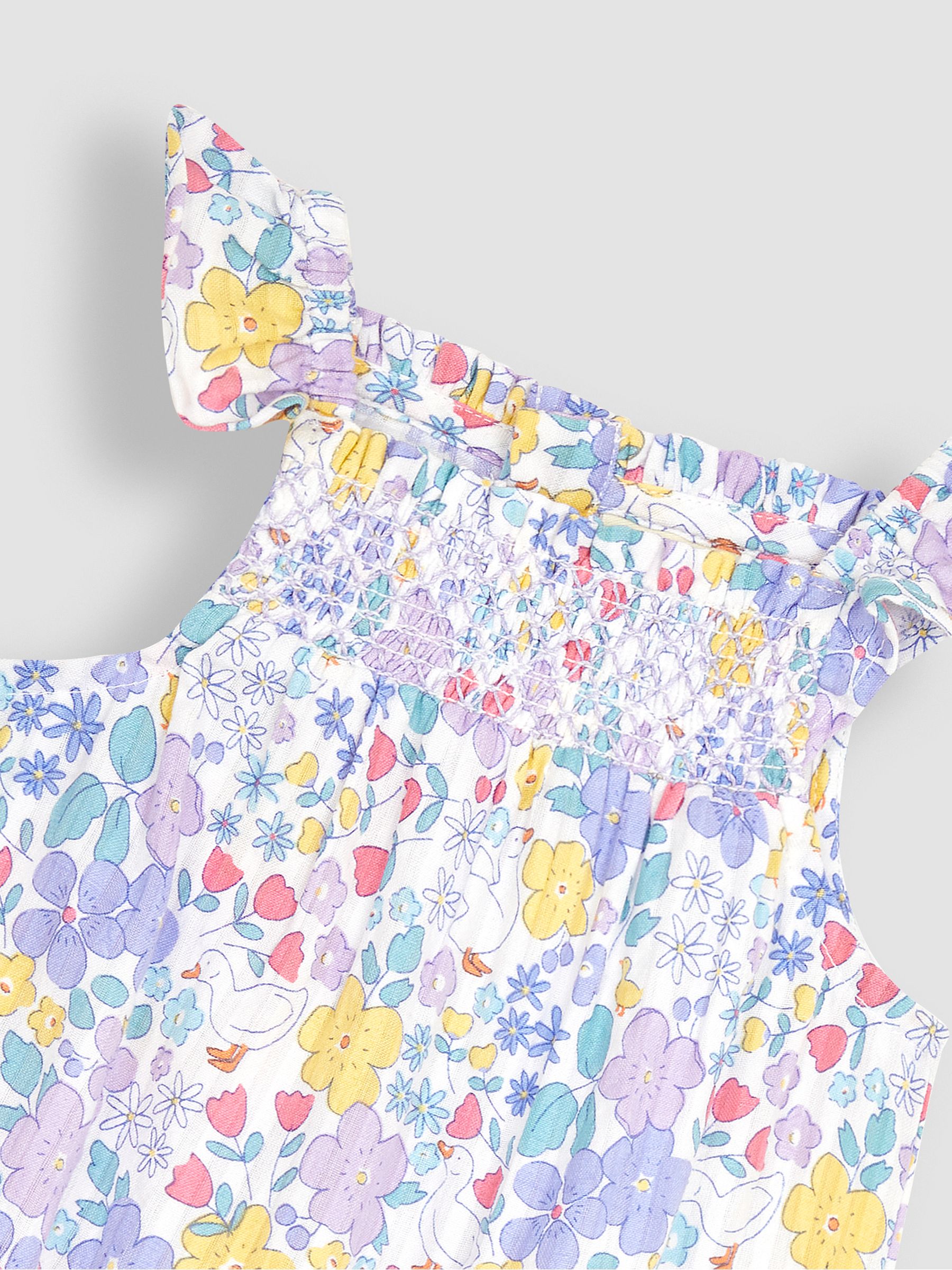 Lilac Purple Duck Floral Sunsuit - Image 4 of 4