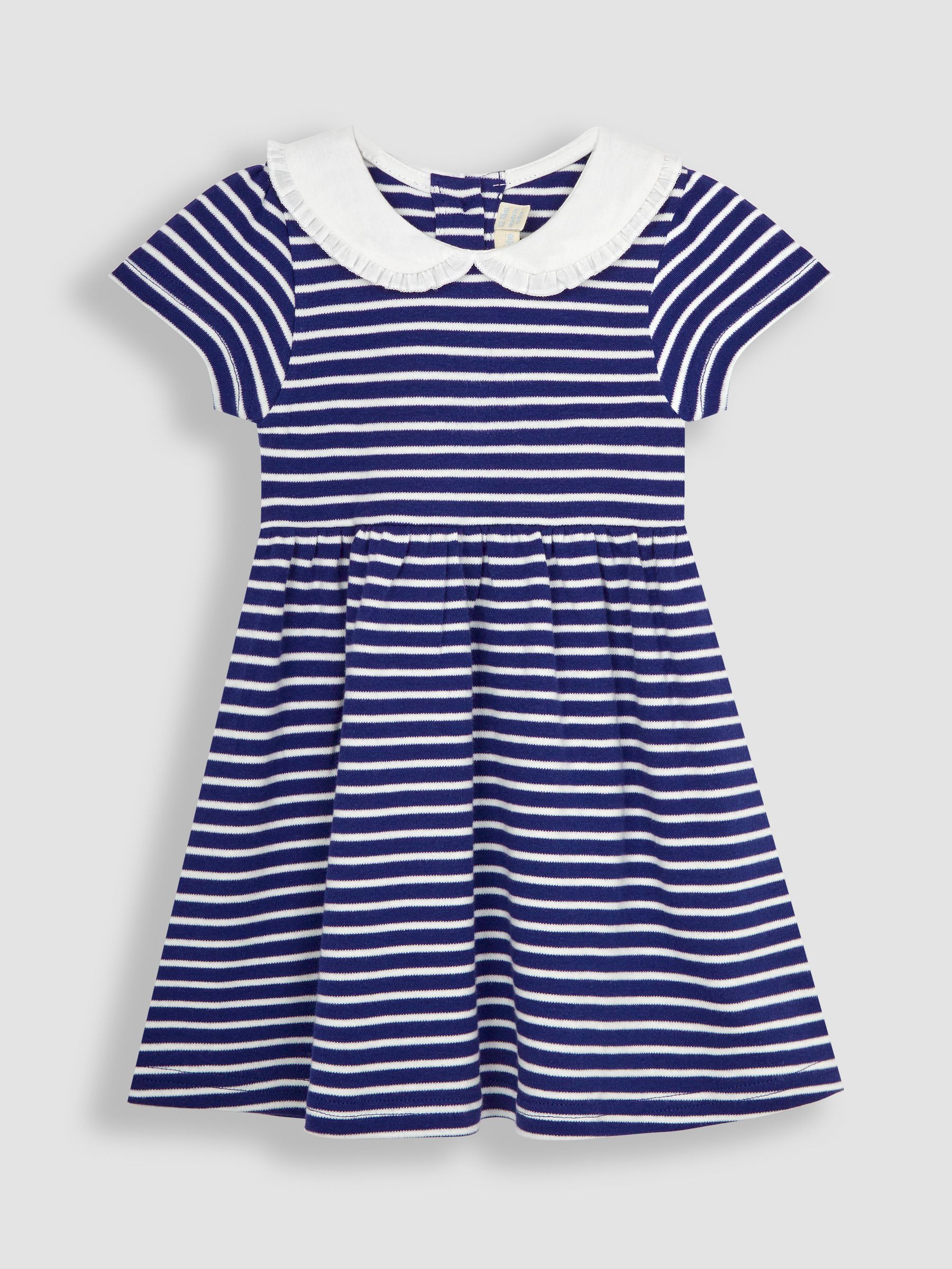 Navy Classic Peter Pan Jersey Dress - Image 1 of 3