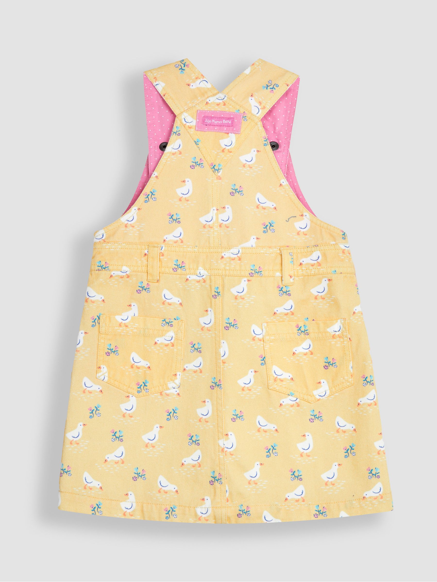 Yellow Duck Twill Dungaree Dress - Image 2 of 4